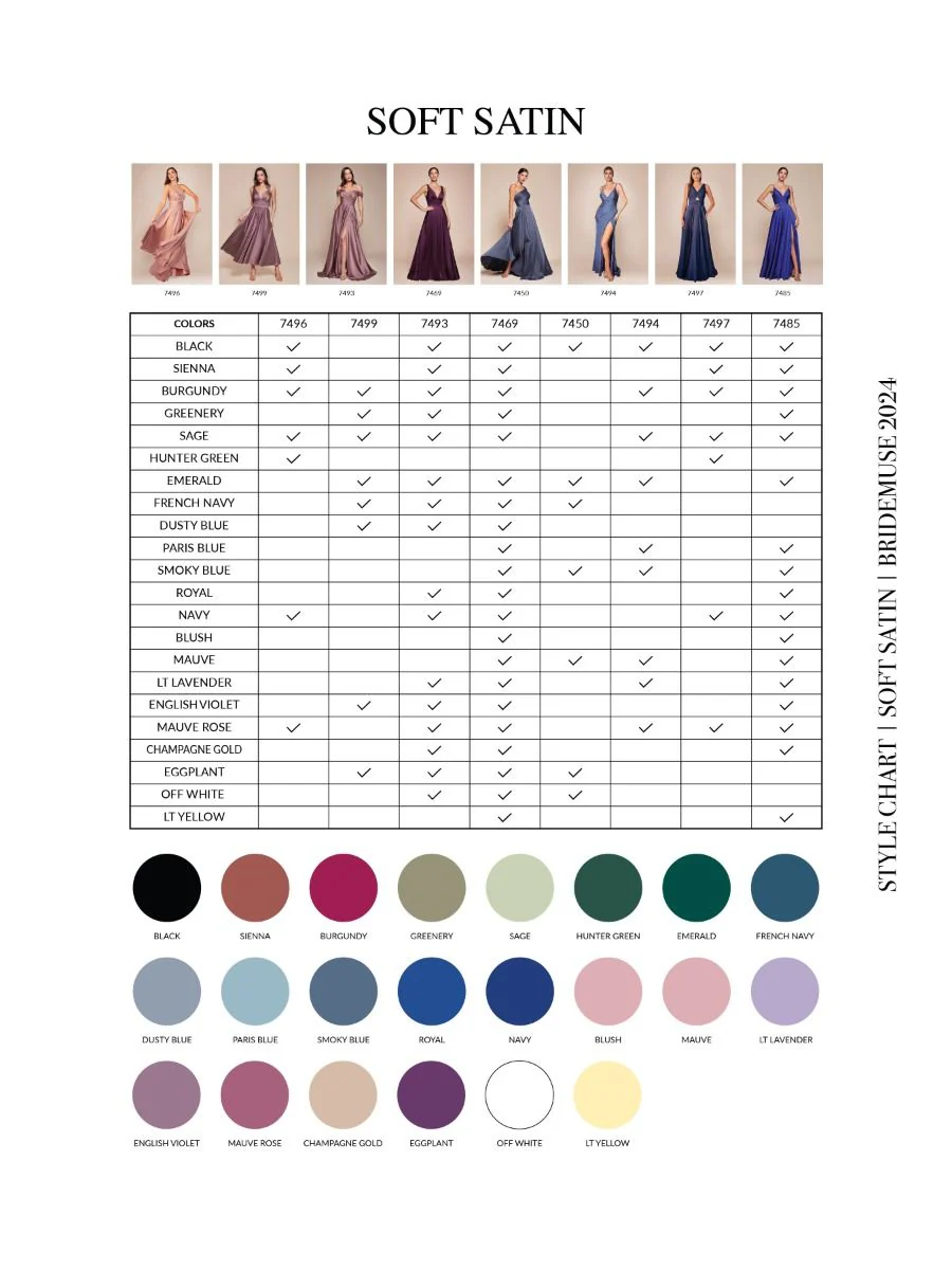 Ladivine 7469 Size 20,22 Royal Long Bridesmaids Dress Simple Slit Satin Formal V Neck A Line Evening Gown - Image 32