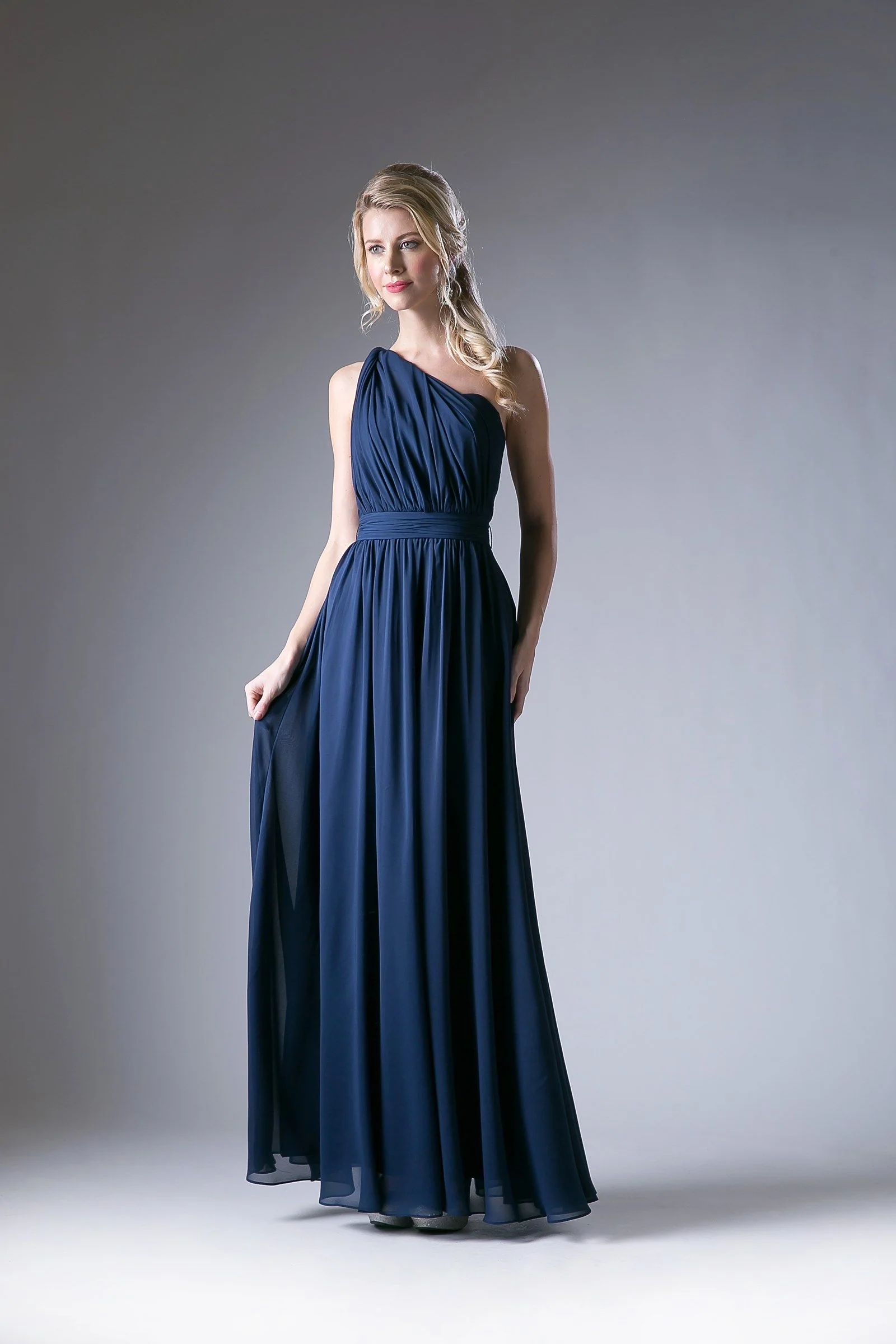 Ladivine CF055 Size 4 Burgundy Convertible Dress Bridesmaid Bridal Party Gown Chiffon - Image 2
