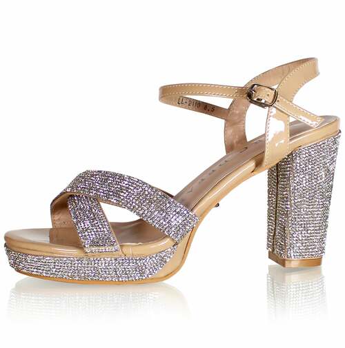 Marc Defang Charlie 4" Platform Prom & Pageant Heel Formal Shoes Formal Block - Image 4