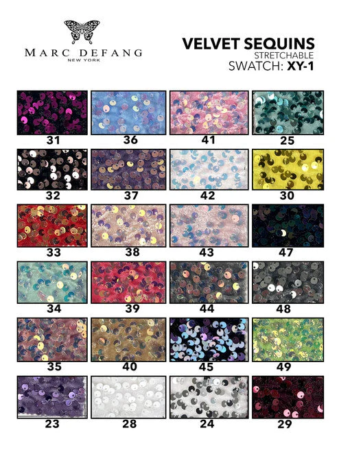 Marc Defang 5022 Size 6 Hot Pink Girls Velvet Sequin Pageant Jumpsuit Fun Fashion High Neck - Image 10