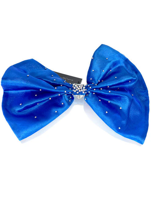 Marc Defang 5104 Detachable Oversize Pageant Bow Crystal Accessory shimmer Organza - Image 12