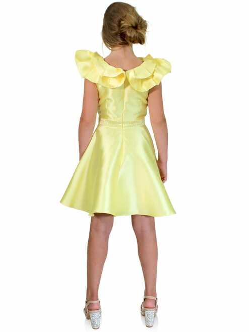Marc Defang K6013 Short A Line Girls Pageant Cocktail Dress Interview Bow Pockets Formal - Image 14