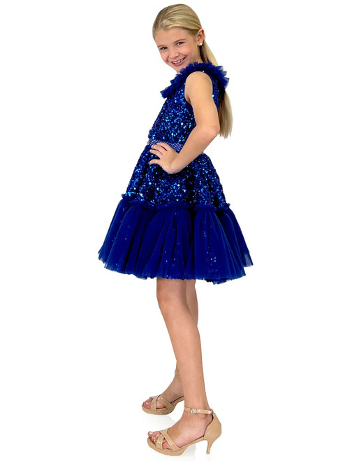 Marc Defang Kids 5111 Size 14 Pink Short Pageant Dress Cocktail - Image 10