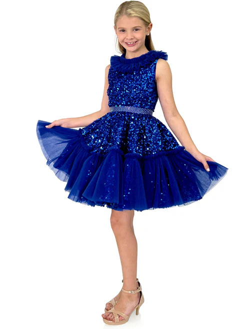 Marc Defang Kids 5111 Size 14 Pink Short Pageant Dress Cocktail - Image 3