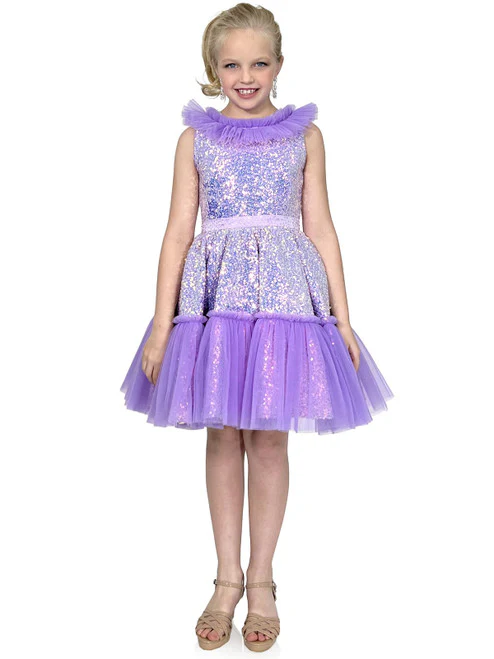 Marc Defang Kids 5111 Size 14 Pink Short Pageant Dress Cocktail - Image 5