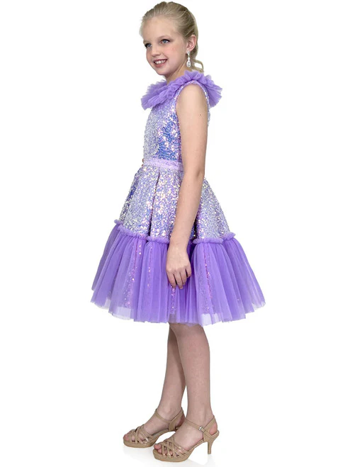 Marc Defang Kids 5111 Size 14 Pink Short Pageant Dress Cocktail - Image 6