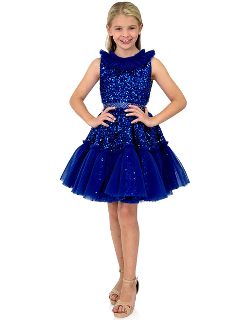 Marc Defang Kids 5111 Size 14 Pink Short Pageant Dress Cocktail - Image 7