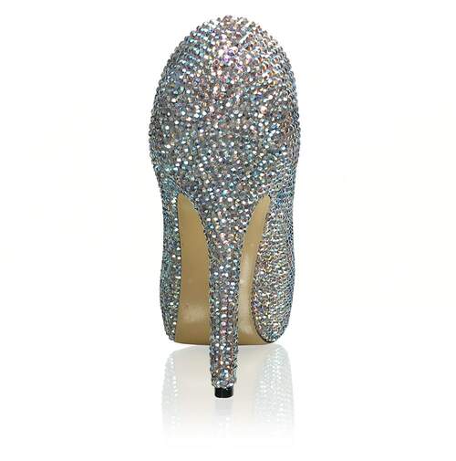 Marc Defang REAGAN Peep Toe Platform Pageant Heel Prom Shoes - Image 2