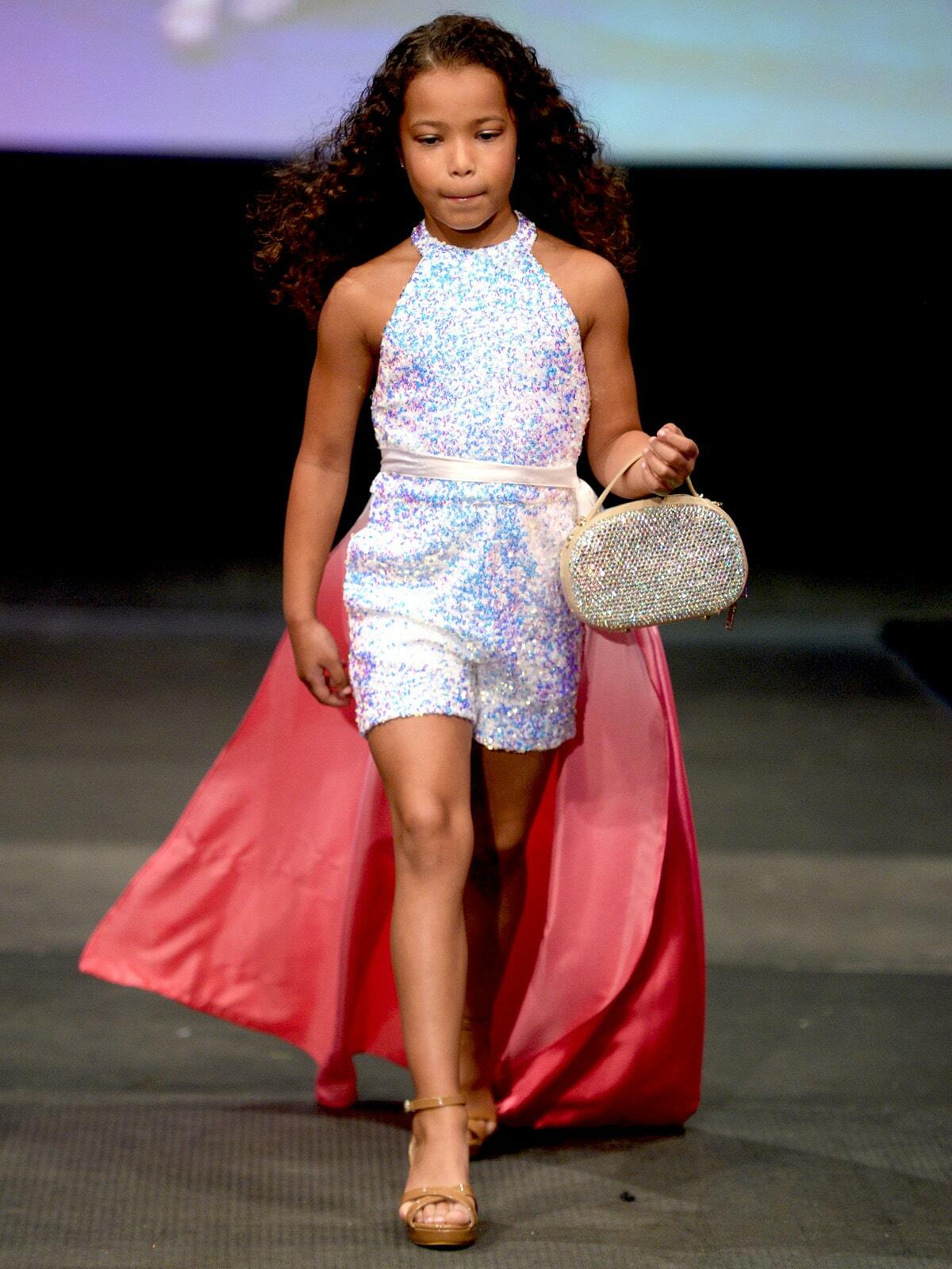 Marc Defang Mcsassy Size 6, 16 Ombre Girls Pageant Overskirt Train  Fun Fashion - Image 11