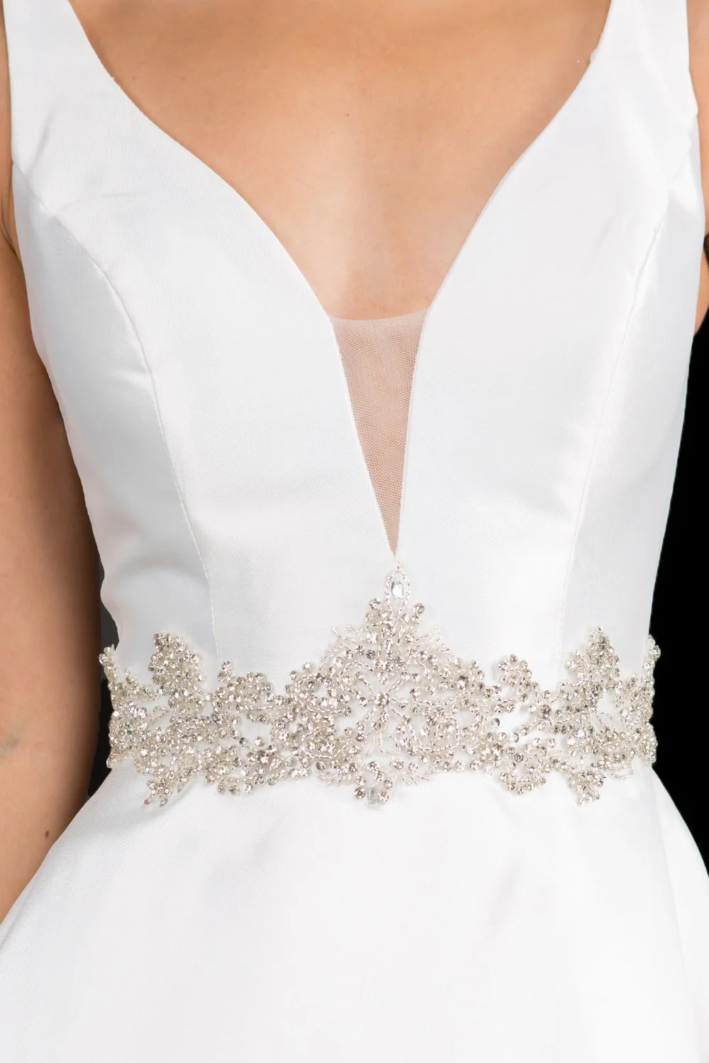 Nina Canacci 2297 Size 4 V neckline A line prom dress formal evening pageant gown - Image 4