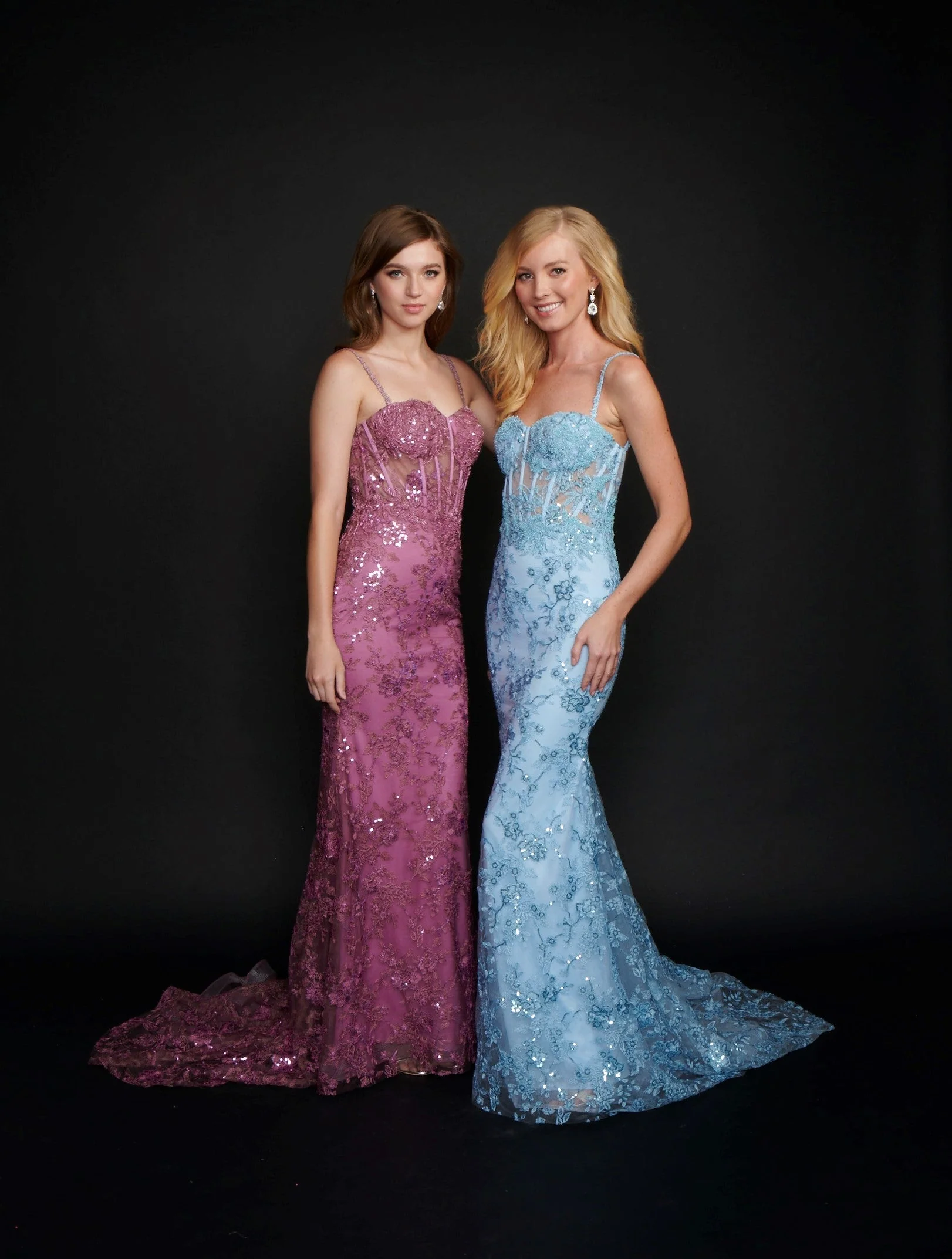 Nina Canacci 6556 Size 8 Long Mermaid Prom Pageant Gown Sheer Lace Corset Dress Train - Image 10