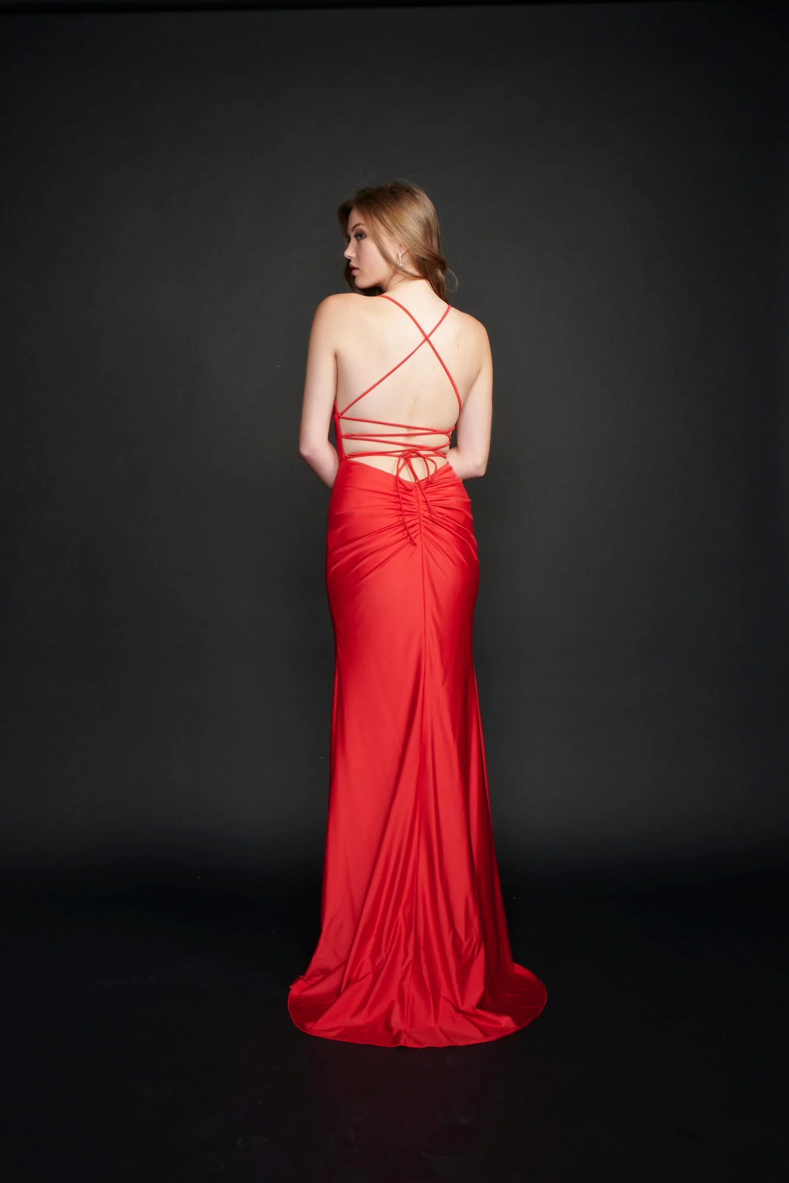 Nina Canacci 6567 Size 8, 10 Hot Pink Prom Dress Backless - Image 4