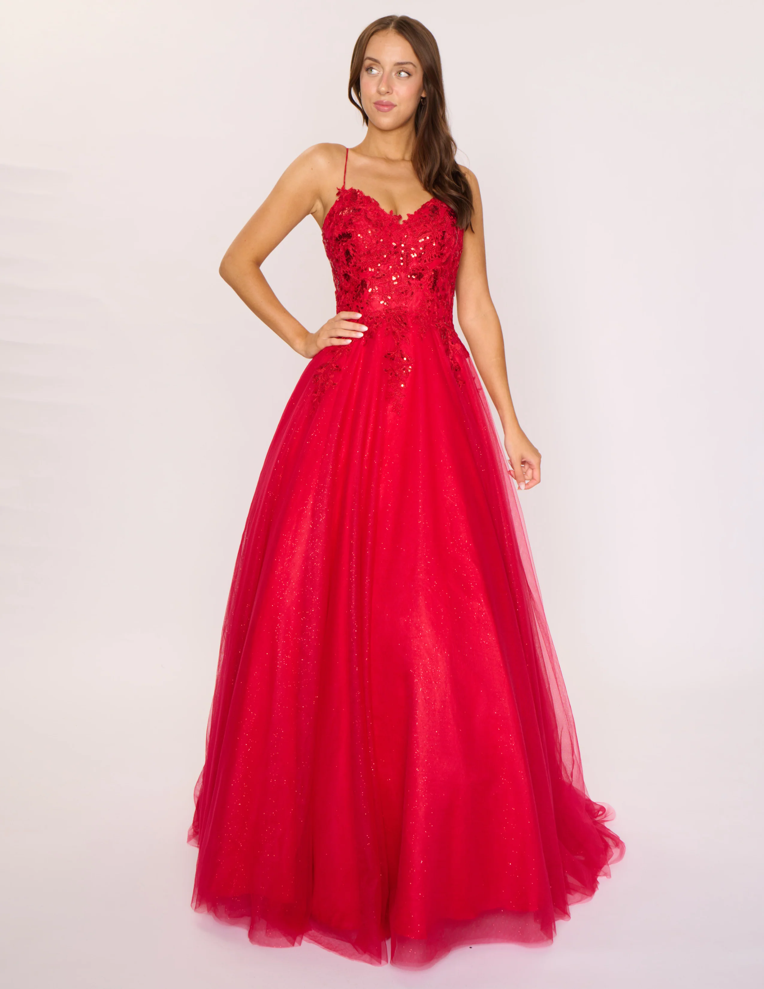 Nina Canacci 6624 Size 4 Emerald Long A Line Corset Prom Dress Backless Train Pageant Formal Gown - Image 9