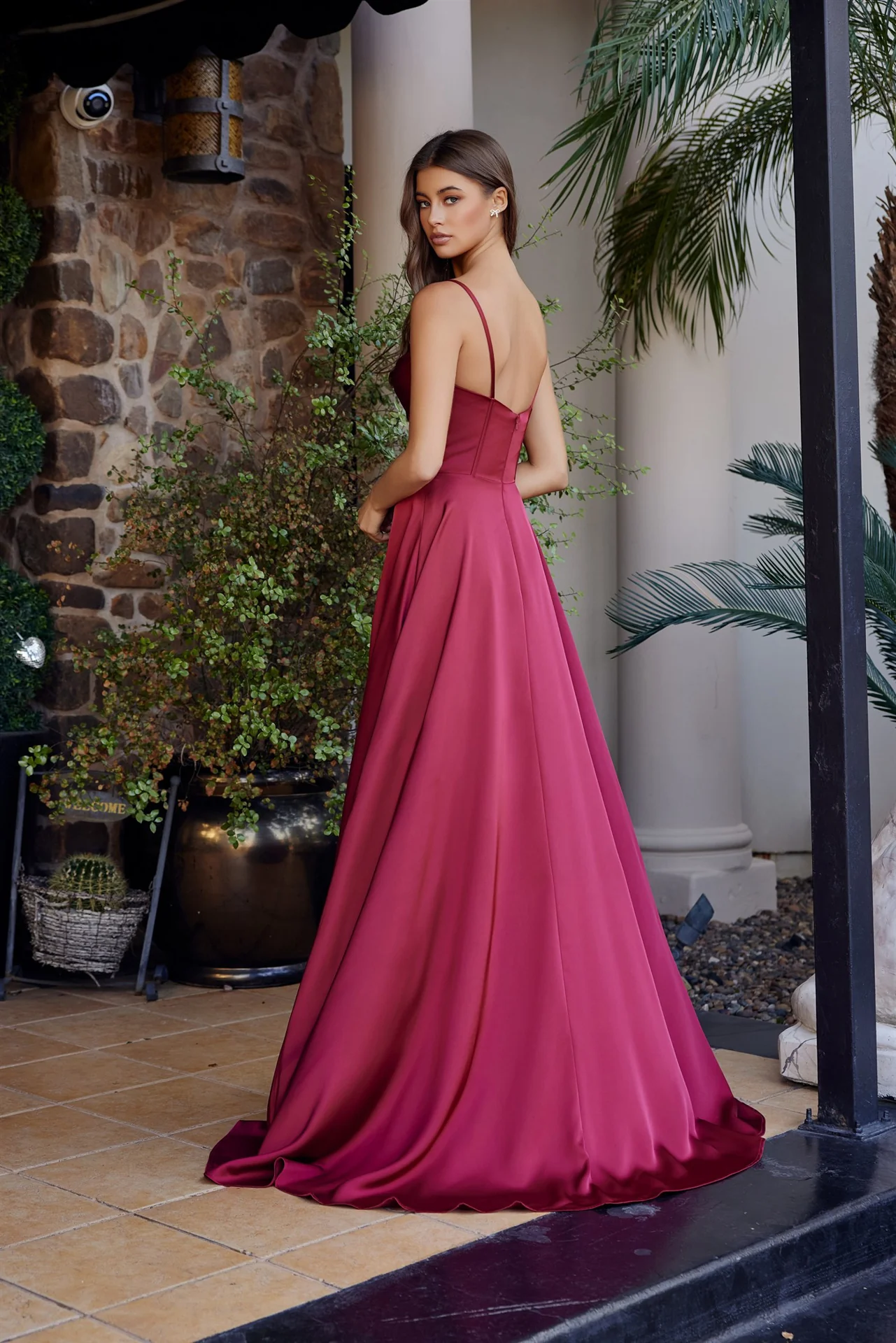 Nox Anabel A1744 Satin Corset Prom Dress Pageant Gown - Image 8