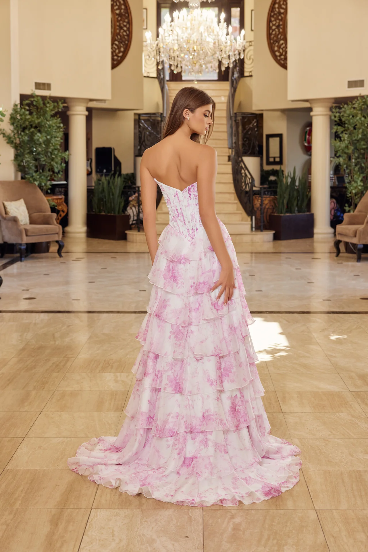Nox Anabel A1752 Beaded Sweetheart Ruffle A-line Prom Dress - Image 8
