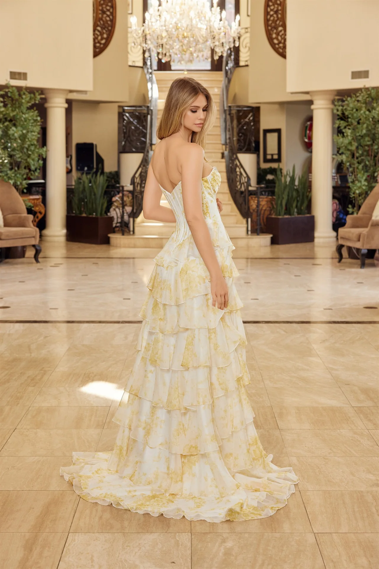 Nox Anabel A1752 Beaded Sweetheart Ruffle A-line Prom Dress - Image 9