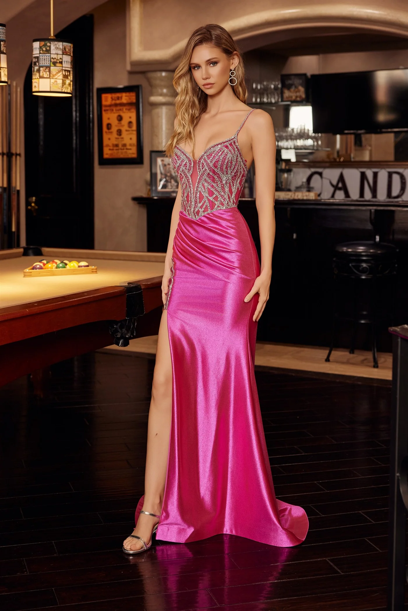 Nox Anabel C1832 Backless Sheer Rhinestone Corset Prom Dress - Image 8