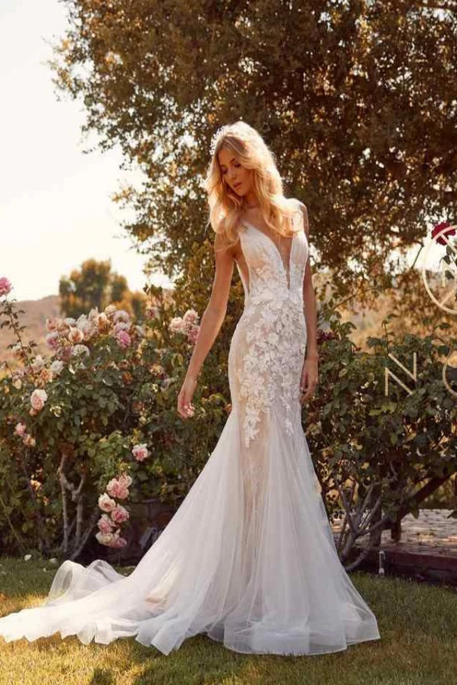 Nox Anabel JE917 Boho Wedding Dress - Image 4