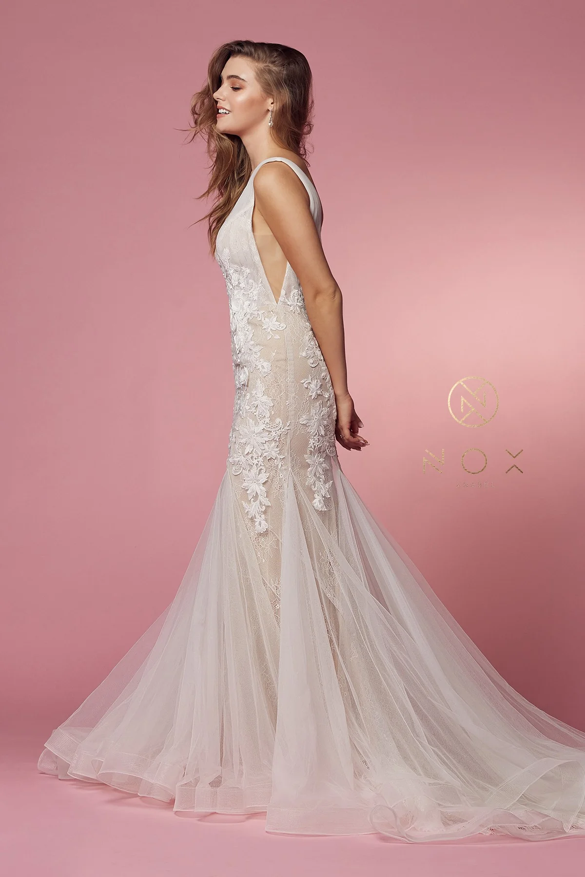 Nox Anabel JE917 Boho Wedding Dress - Image 8
