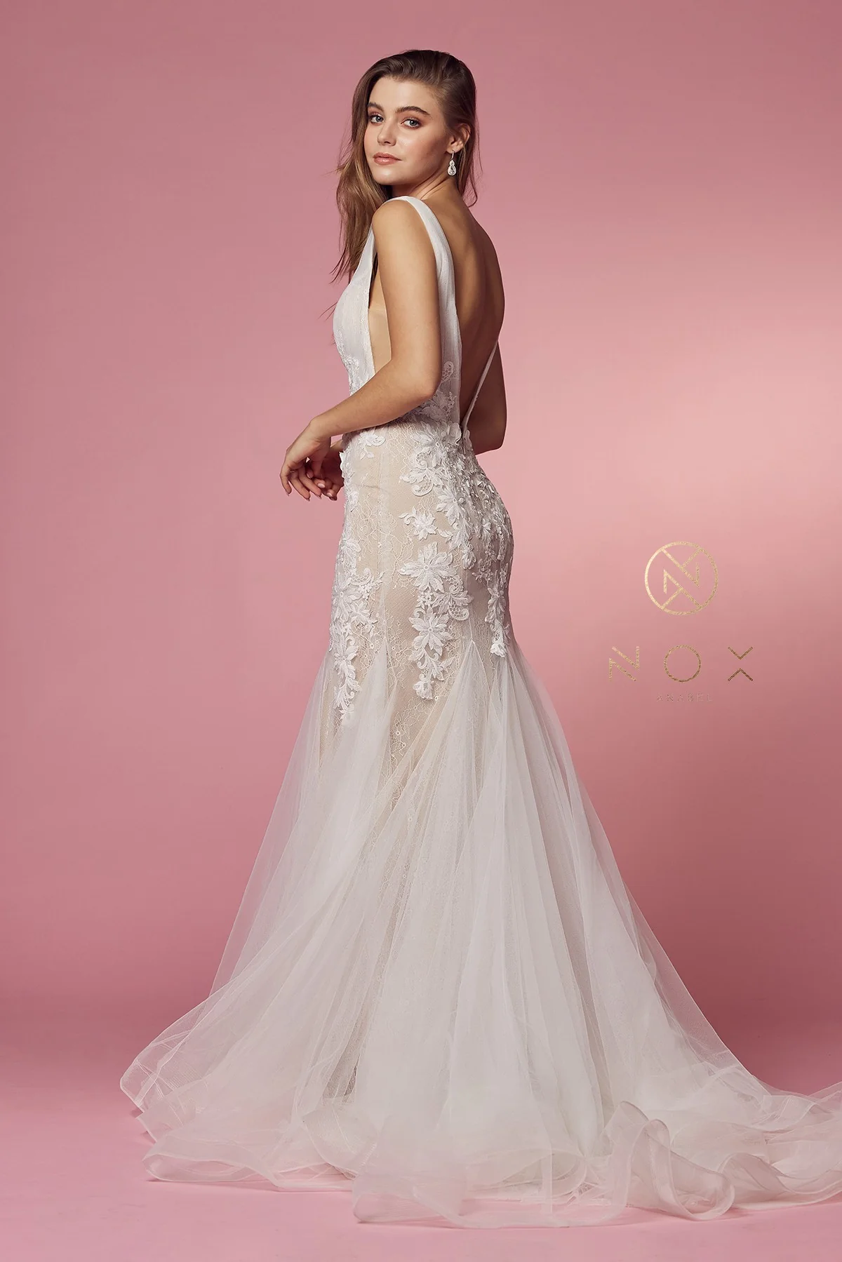 Nox Anabel JE917 Boho Wedding Dress - Image 9