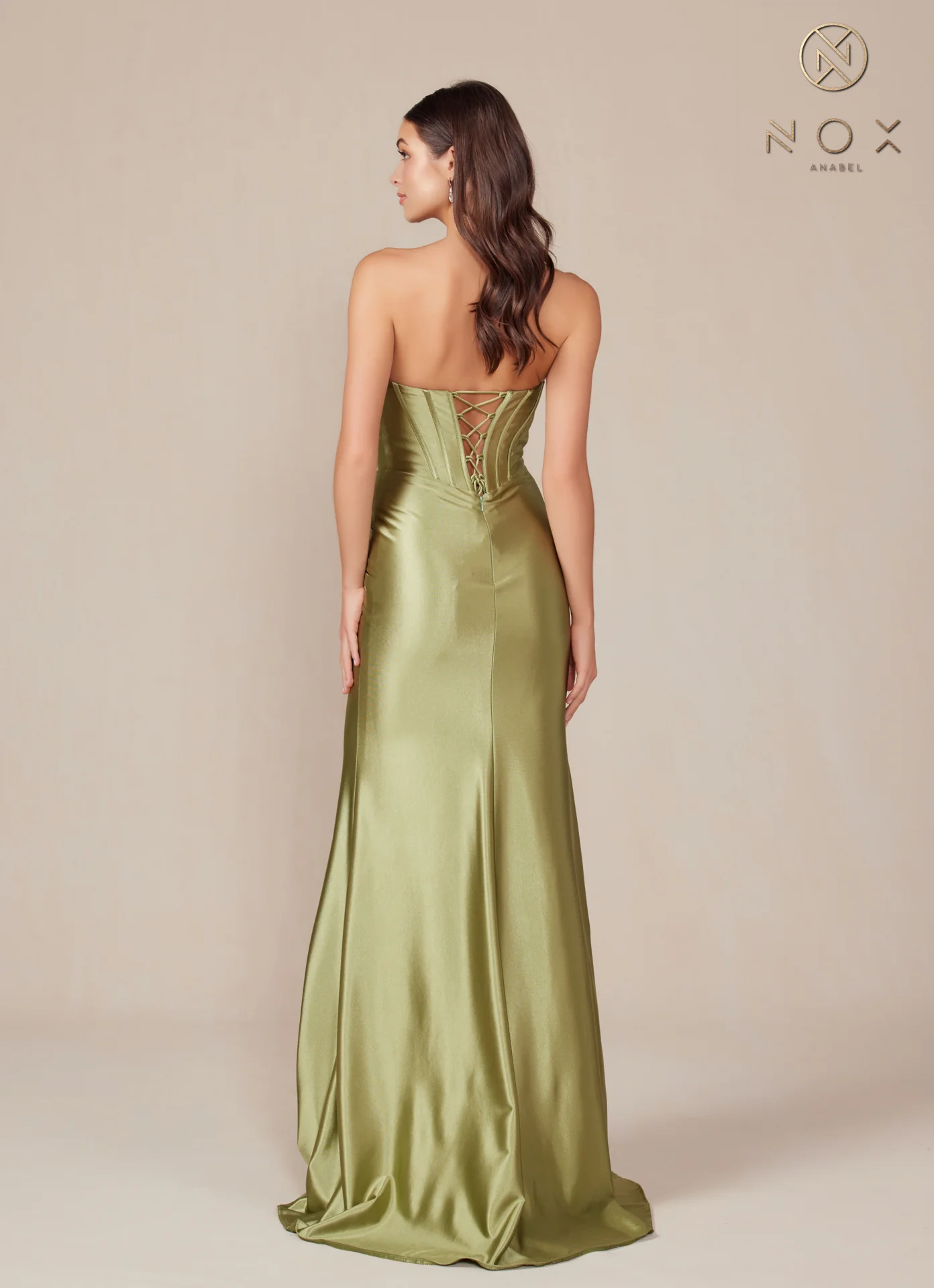 Nox Anabel T1500 Long Formal Corset Dress Cut Out Strapless Prom Evening Gown Sweetheart - Image 10