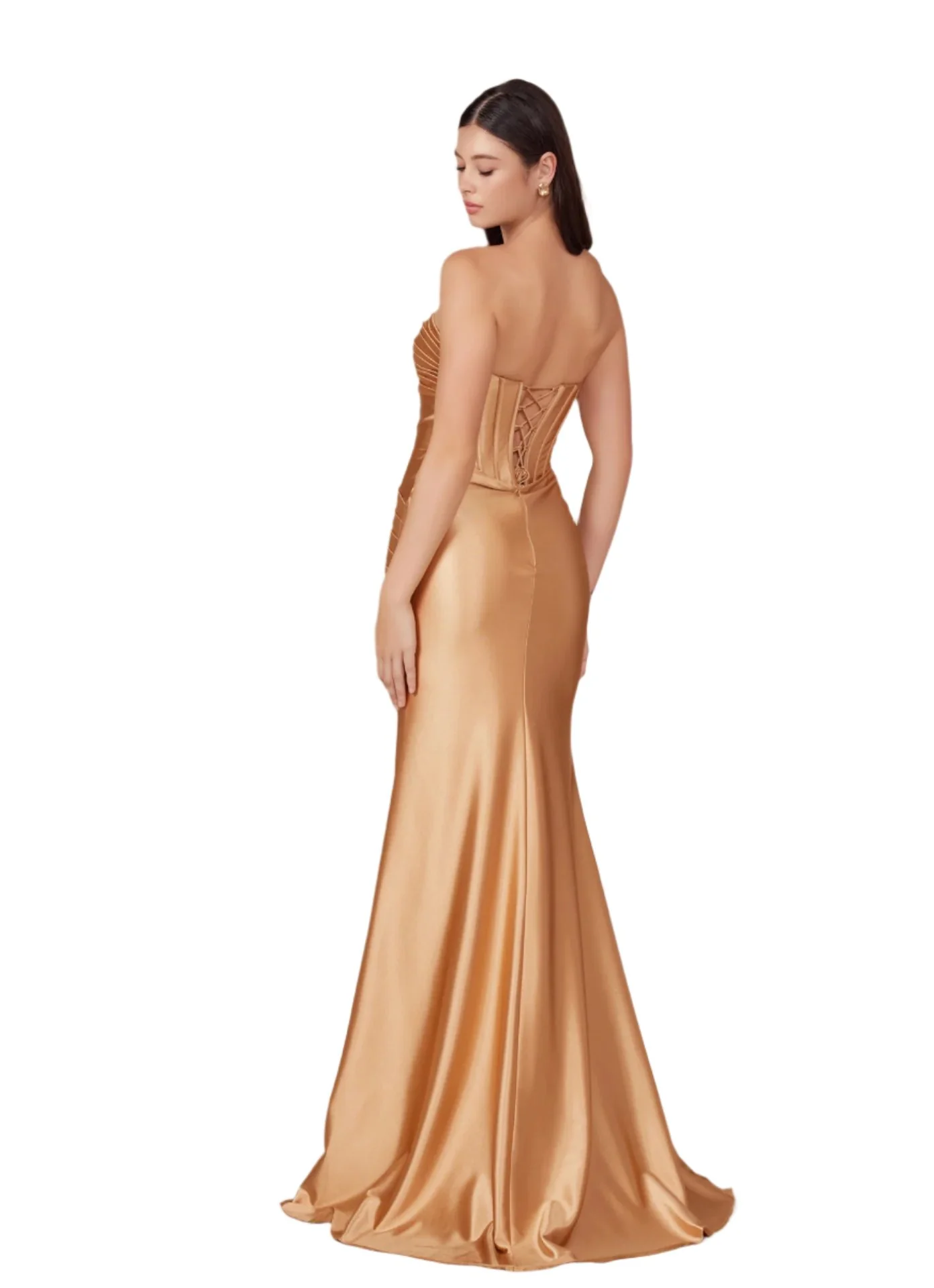 Nox Anabel T1500 Long Formal Corset Dress Cut Out Strapless Prom Evening Gown Sweetheart - Image 9
