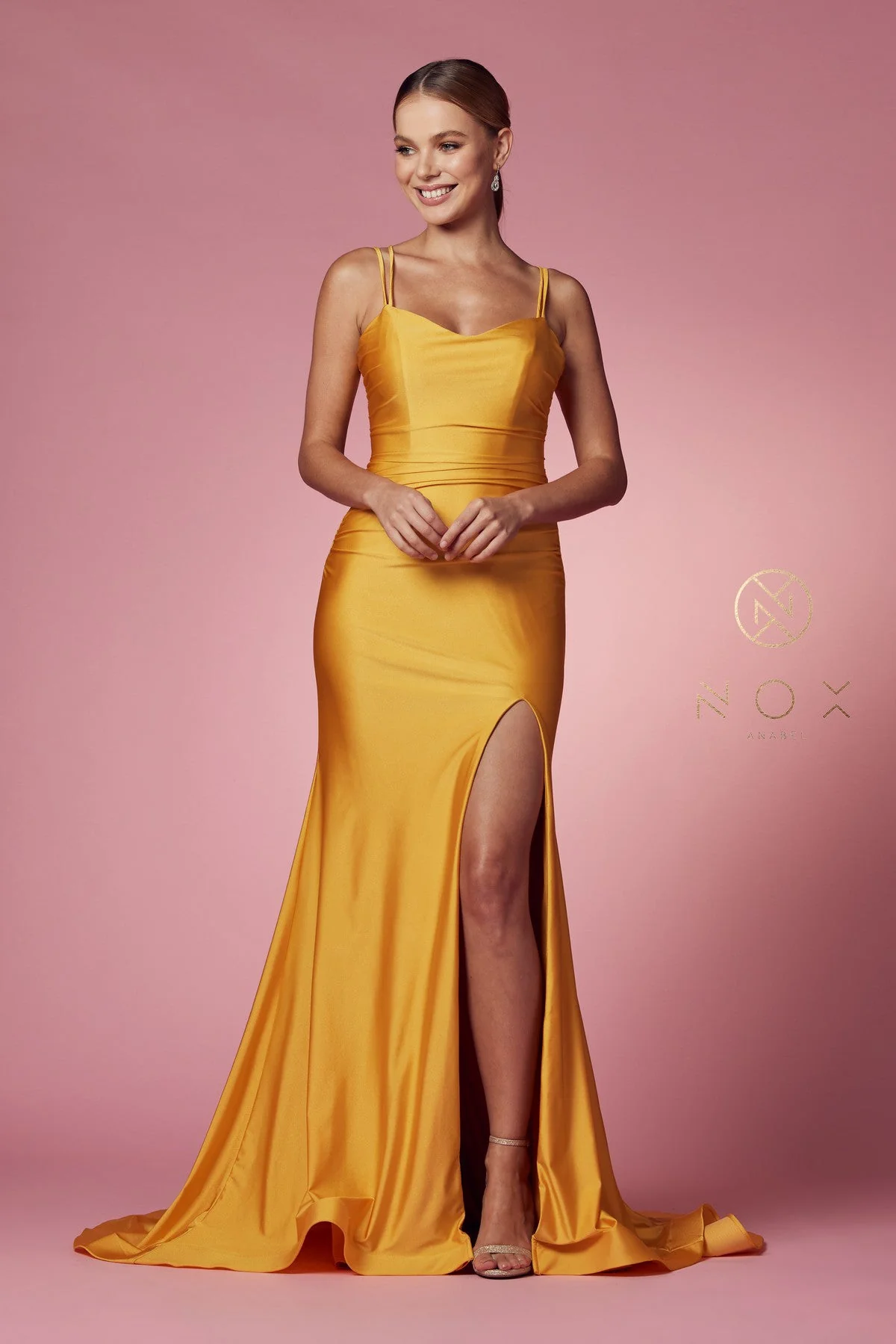 Nox Anabel T481 Size 12 Iris Prom Dress Backless Corset Slit - Image 33