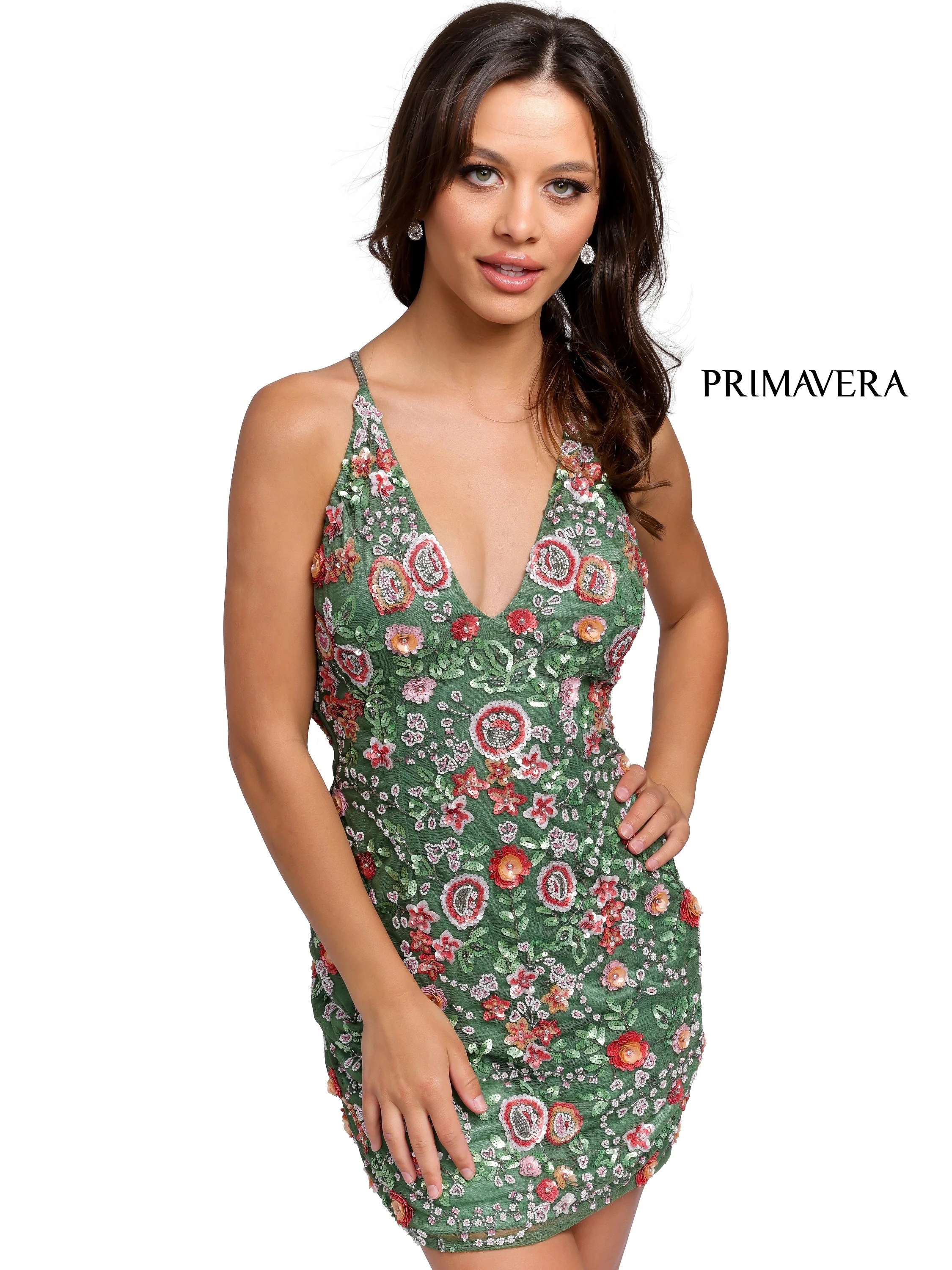 Primavera Couture 1938 Orange size 00 Homecoming Dress Sequins 3D Floral - Image 23