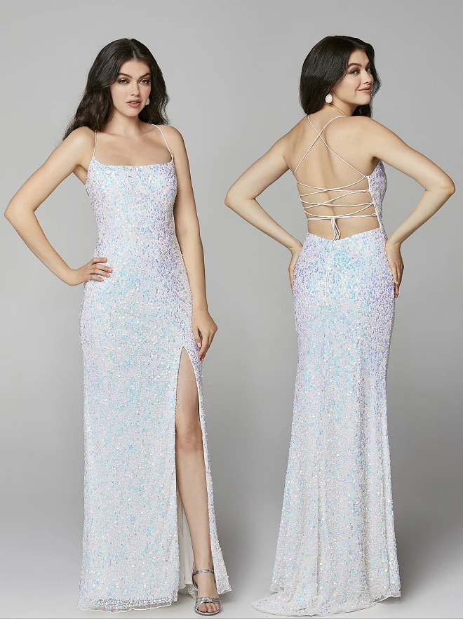 Primavera Couture 3290 Size 2,6,8 Lilac Prom Dress Sequins Backless - Image 38