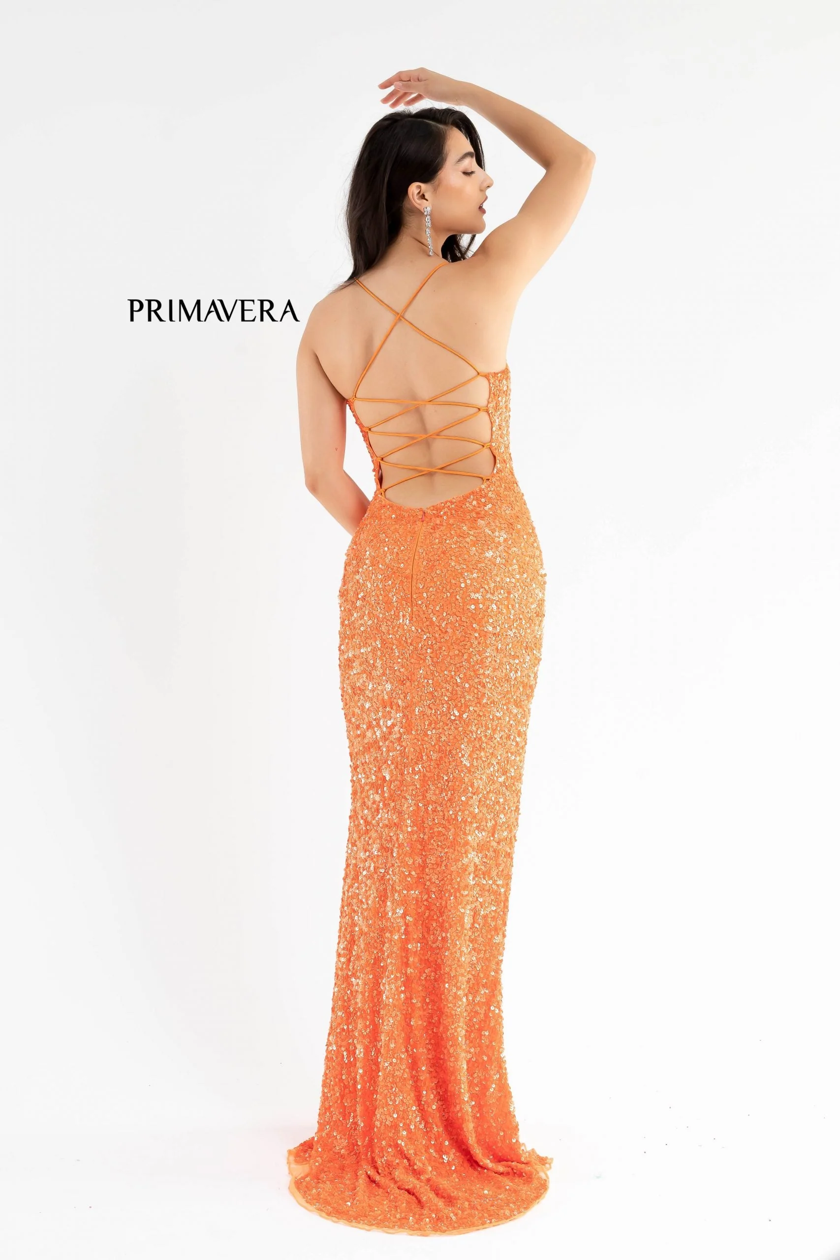 Primavera Couture 3290 Size 2,6,8 Lilac Prom Dress Sequins Backless - Image 82