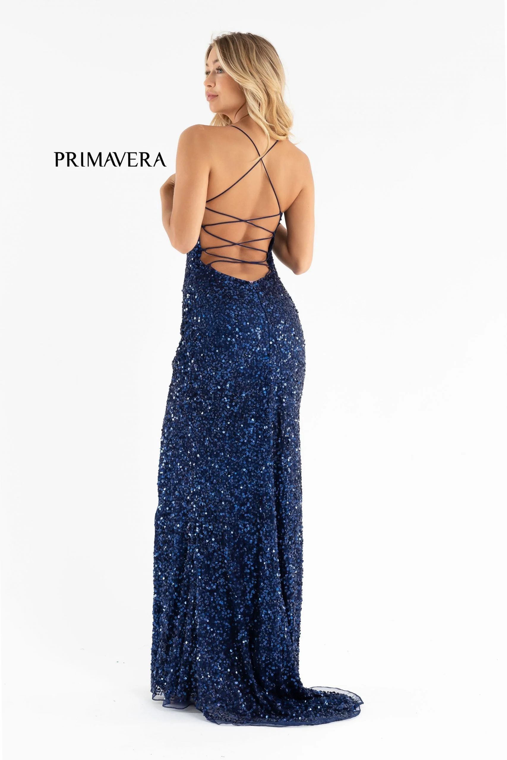 Primavera Couture 3290 Size 2,6,8 Lilac Prom Dress Sequins Backless - Image 96