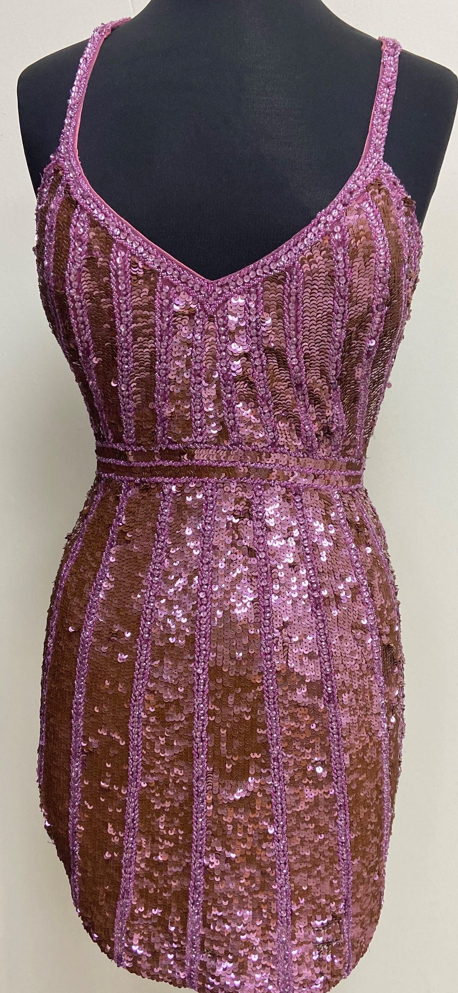 Primavera Couture 3314 Size 10 Royal Cocktail Dress short beaded sequins homecoming dress - Image 16