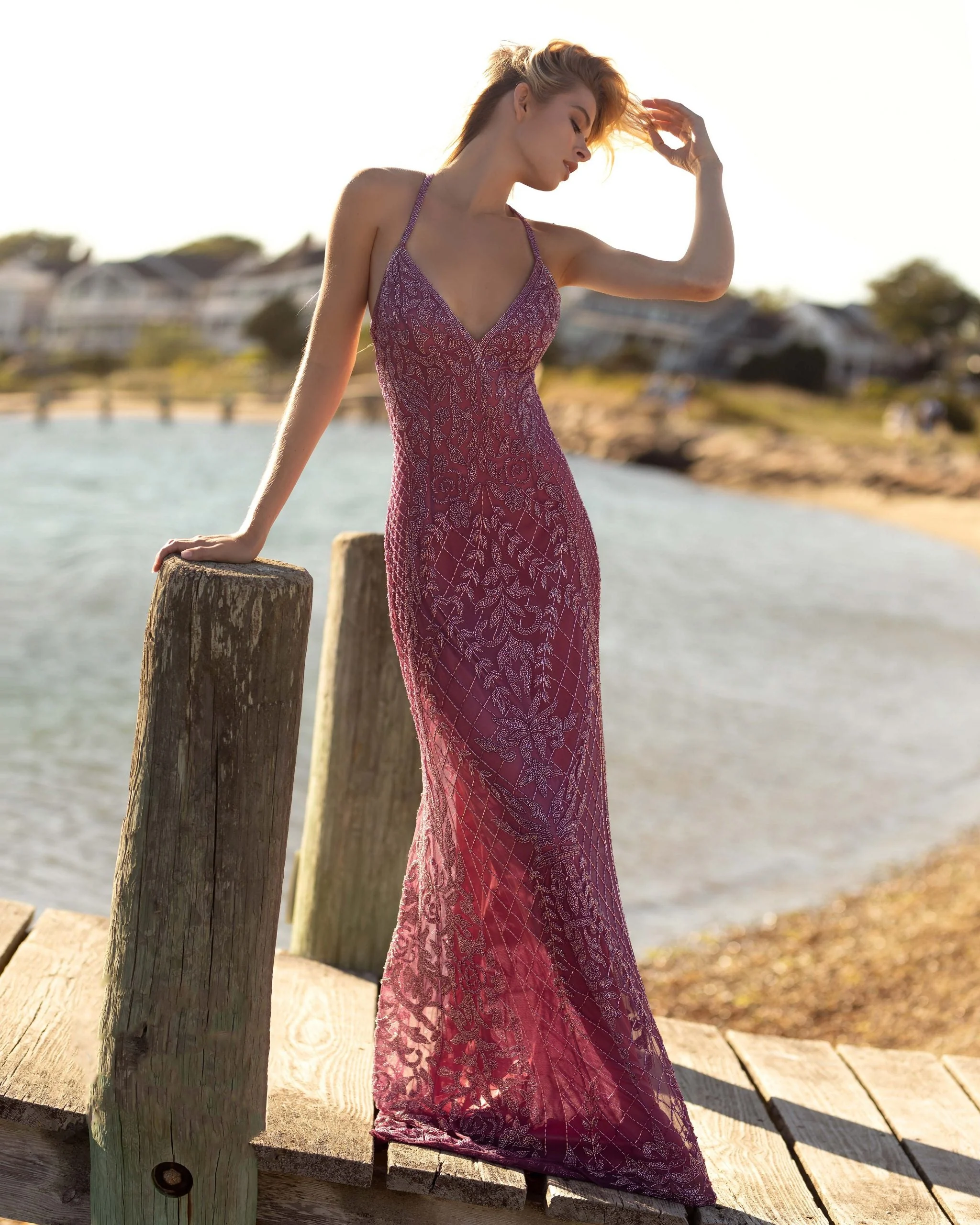 Primavera Couture 3428 Size 22 Yellow Embellished beaded v neckline prom dress Evening Gown - Image 10