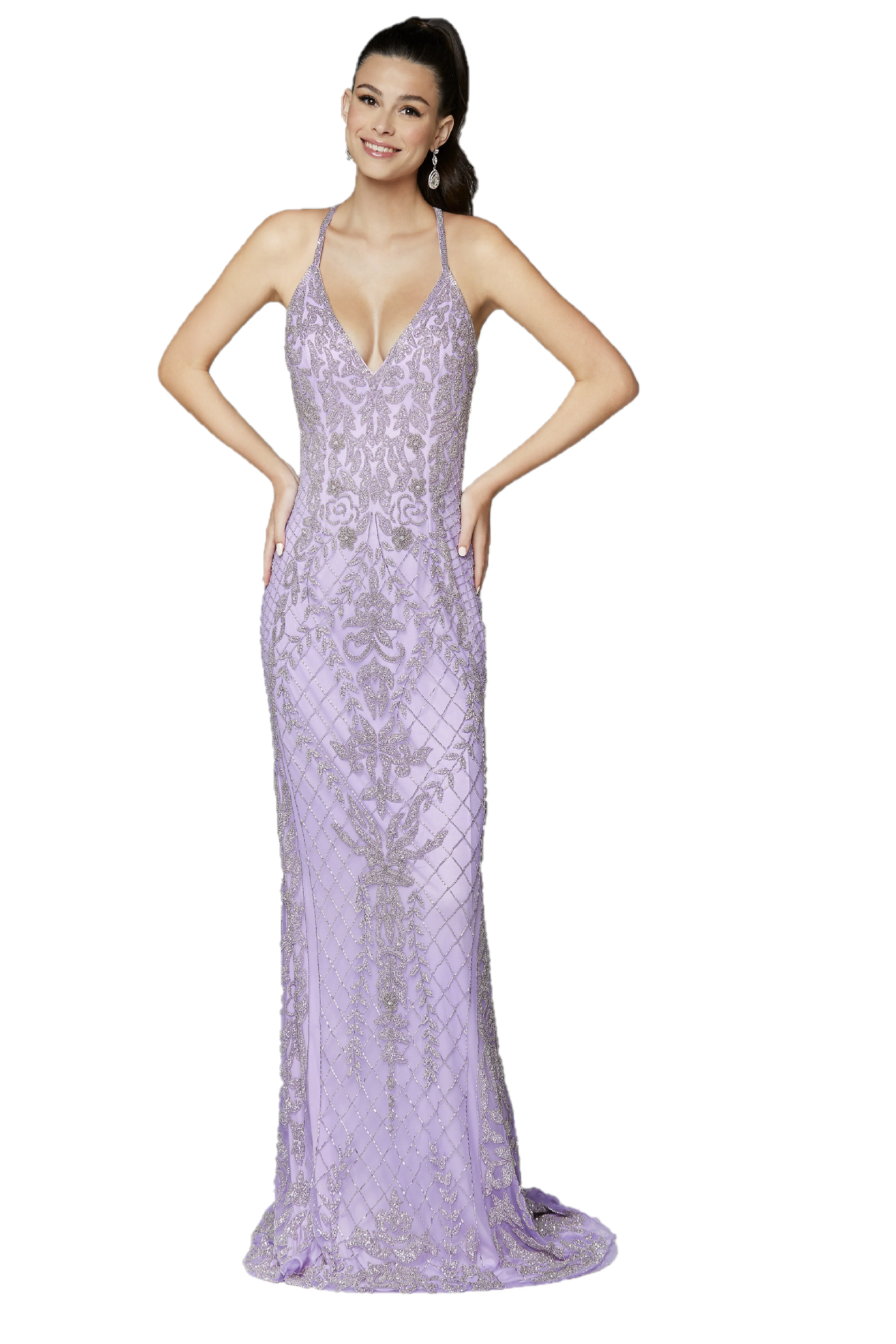Primavera Couture 3428 Size 22 Yellow Embellished beaded v neckline prom dress Evening Gown - Image 12