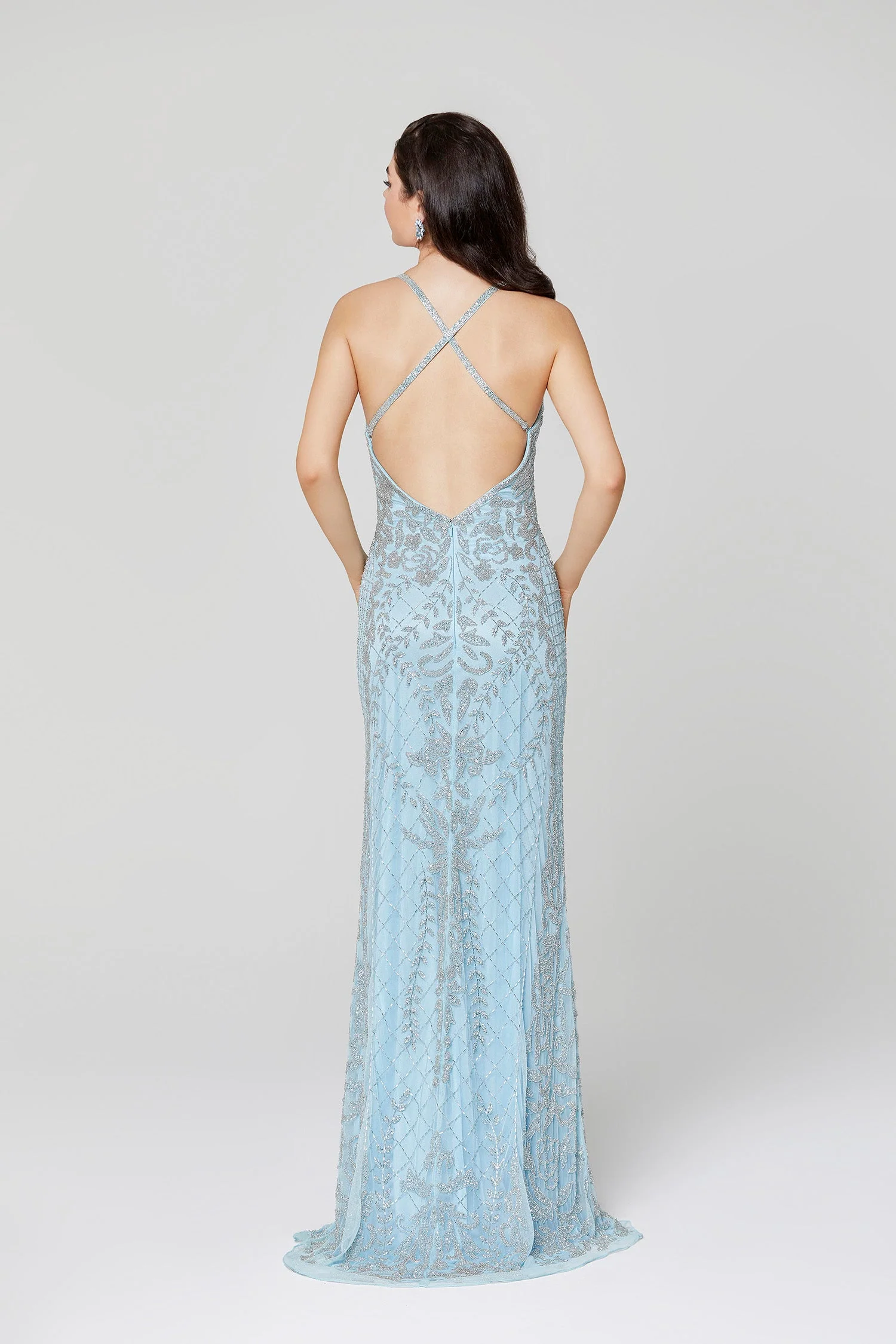 Primavera Couture 3428 Size 22 Yellow Embellished beaded v neckline prom dress Evening Gown - Image 29