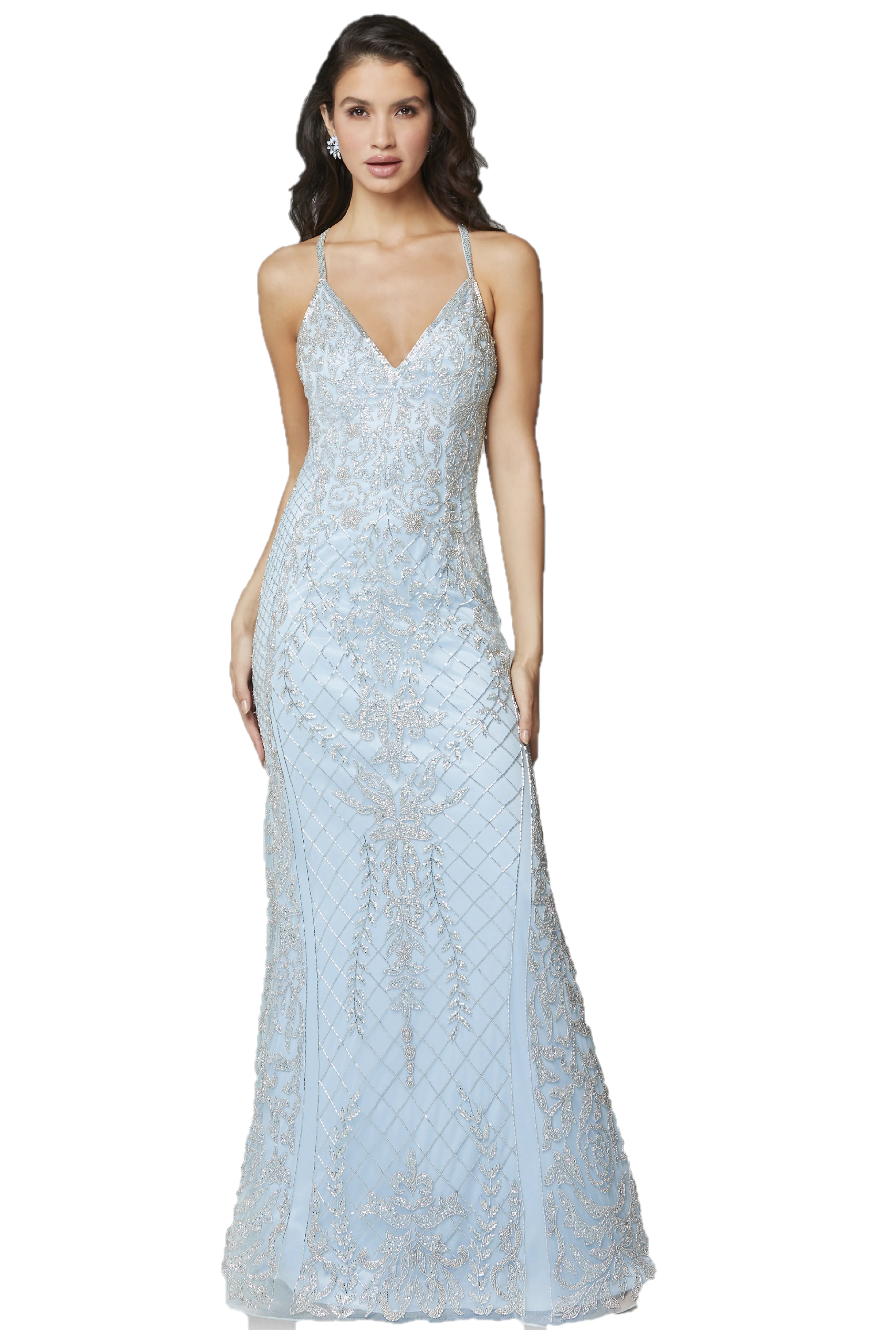 Primavera Couture 3428 Size 22 Yellow Embellished beaded v neckline prom dress Evening Gown - Image 7
