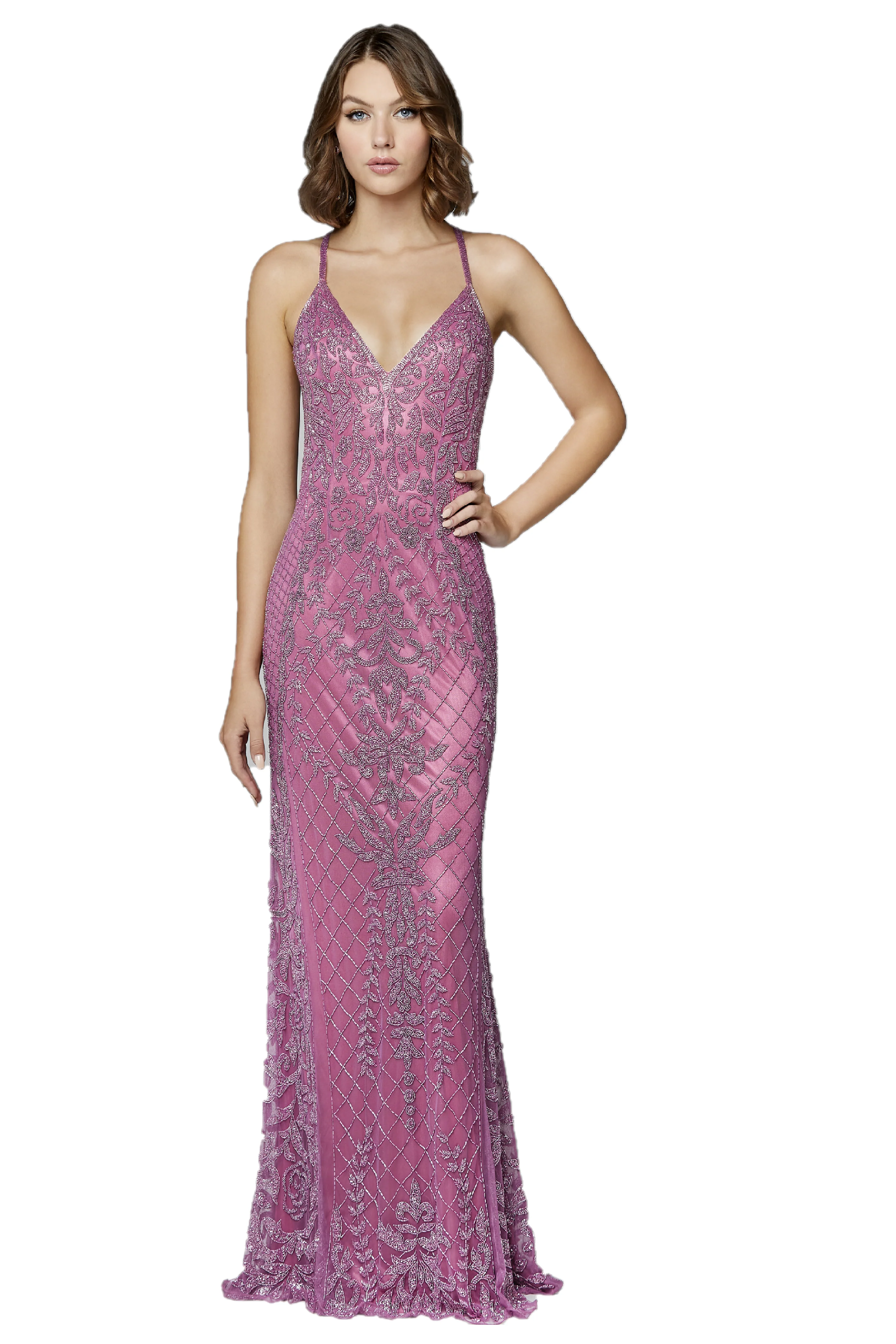 Primavera Couture 3428 Size 22 Yellow Embellished beaded v neckline prom dress Evening Gown - Image 8