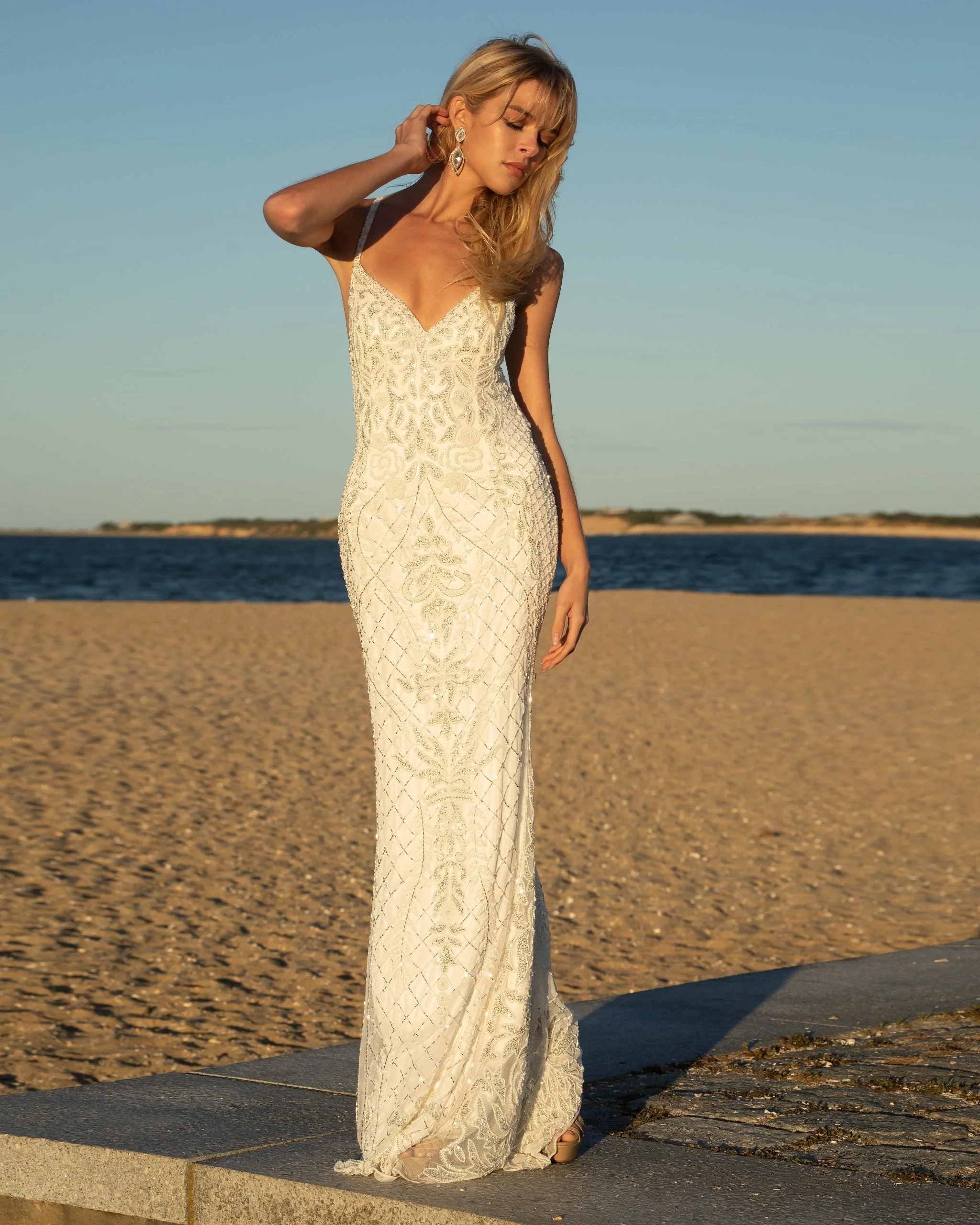 Primavera Couture 3428 Size 22 Yellow Embellished beaded v neckline prom dress Evening Gown - Image 9