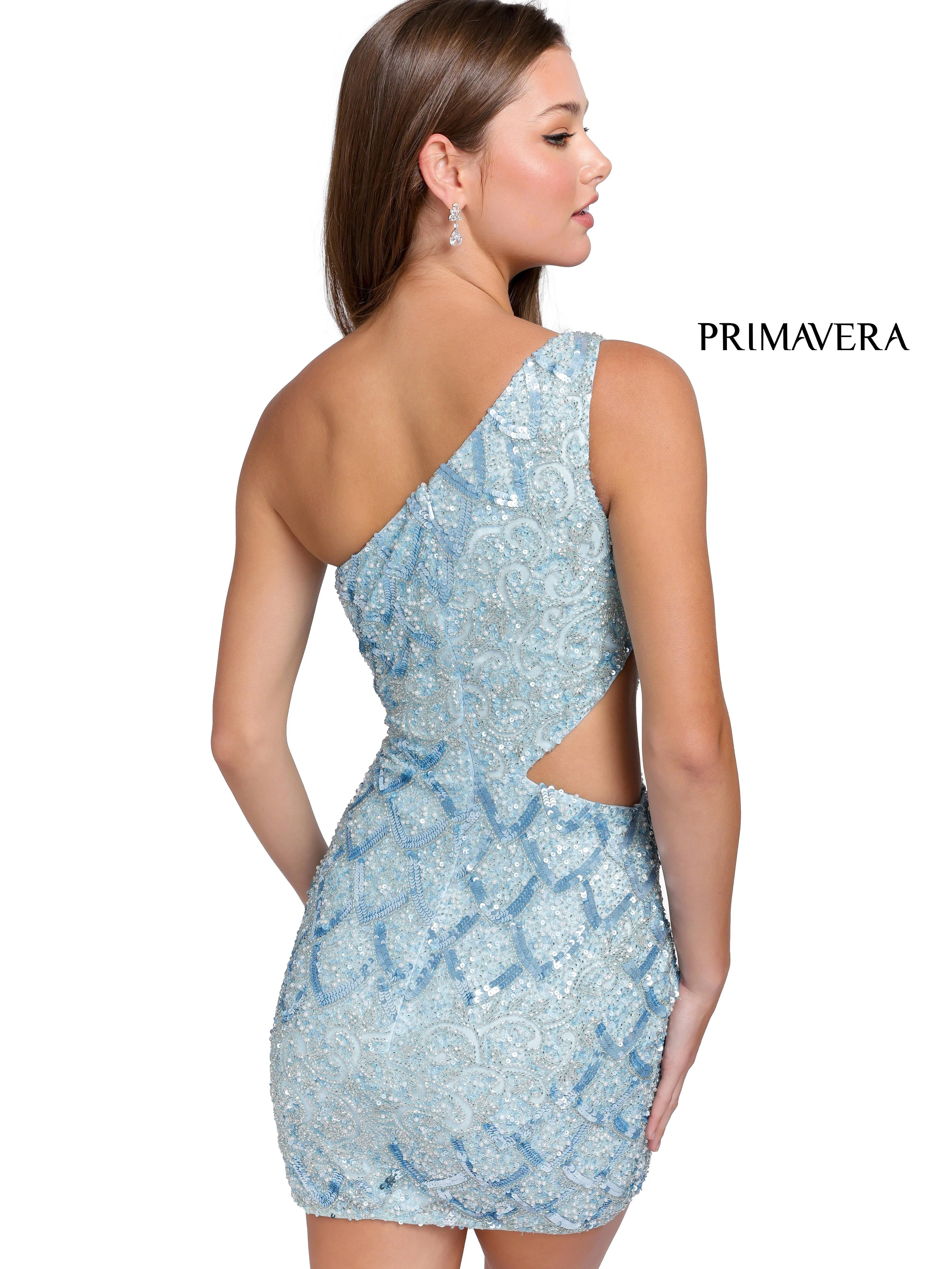 Primavera Couture 3504 Size 12 Sage Green One Shoulder Cut Out Cocktail Dress - Image 74