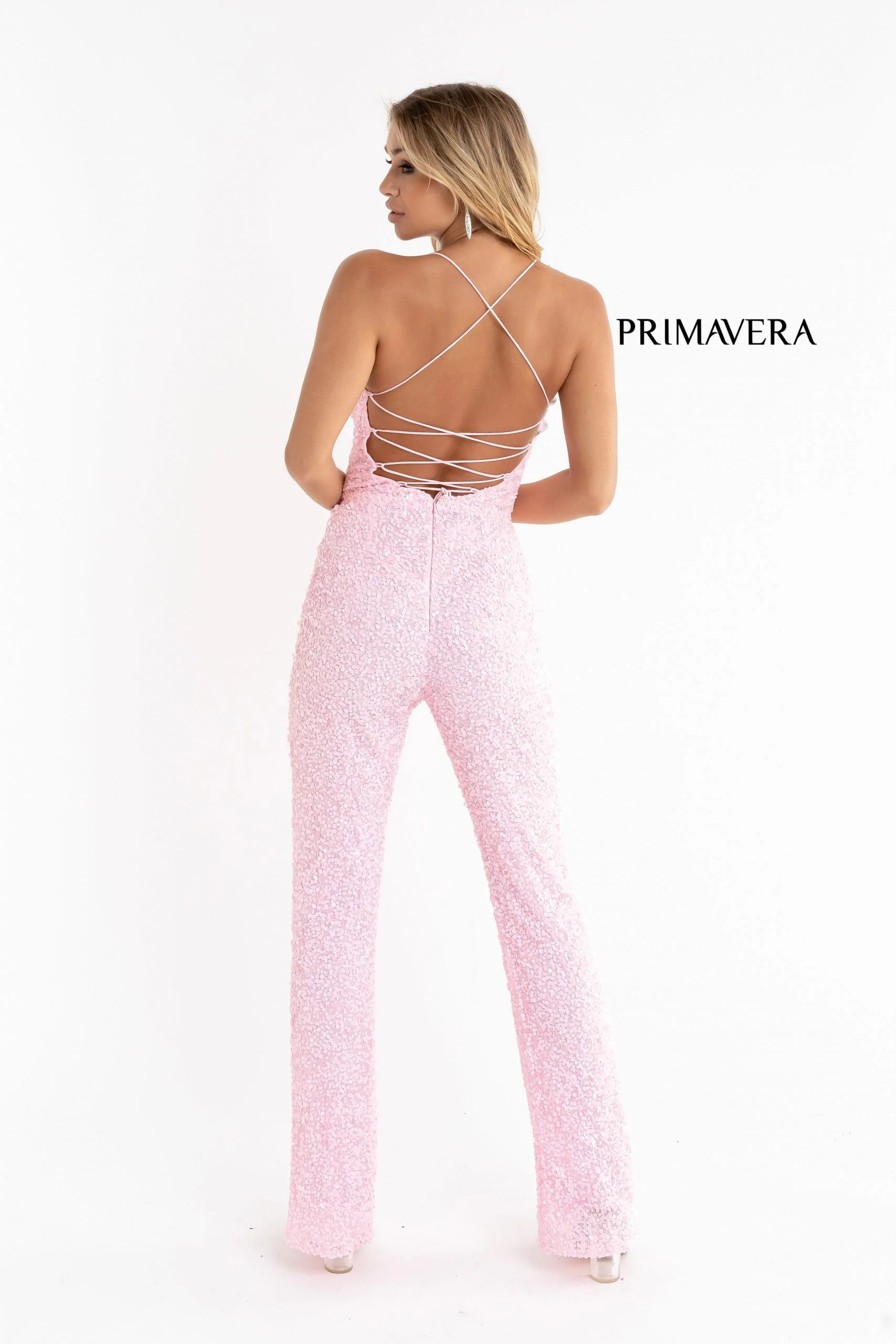 Primavera Couture 3774 Size 0 Neon Pink Jumpsuit - Image 10