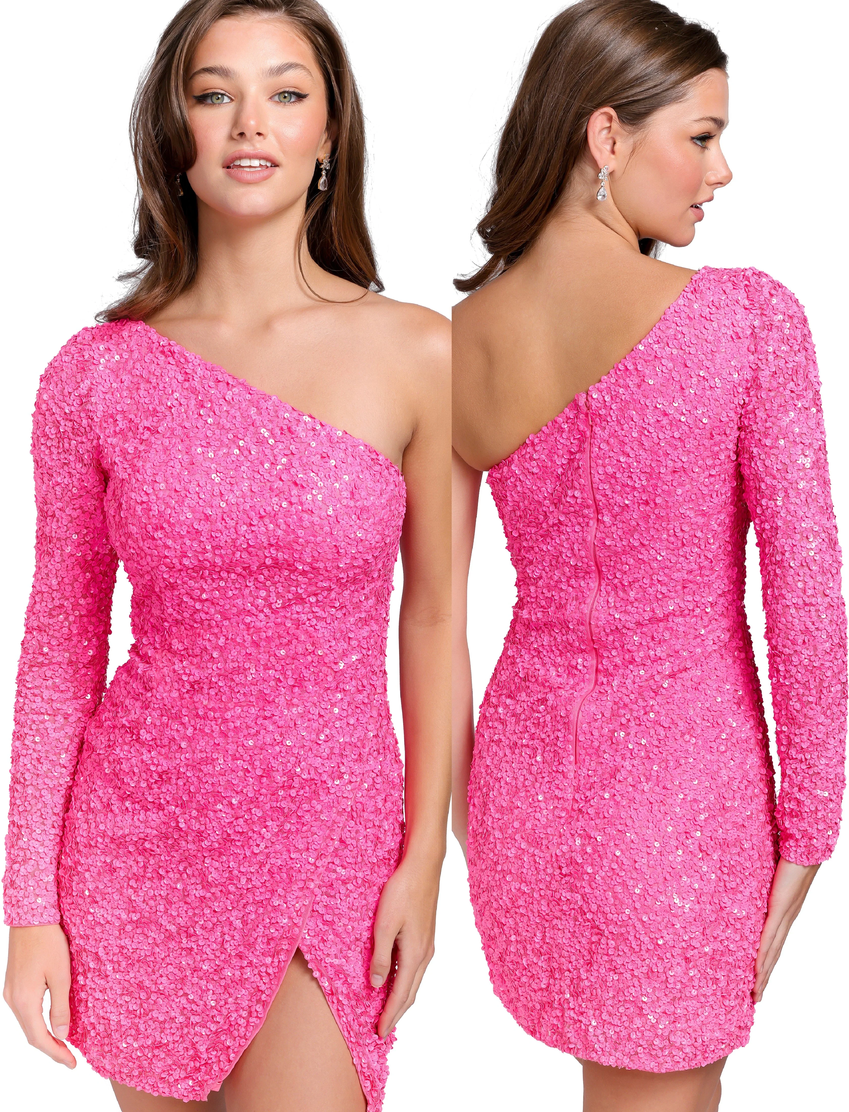 Primavera Couture 3860 Homecoming Cocktail Dress Fitted sequin beaded short - Image 16