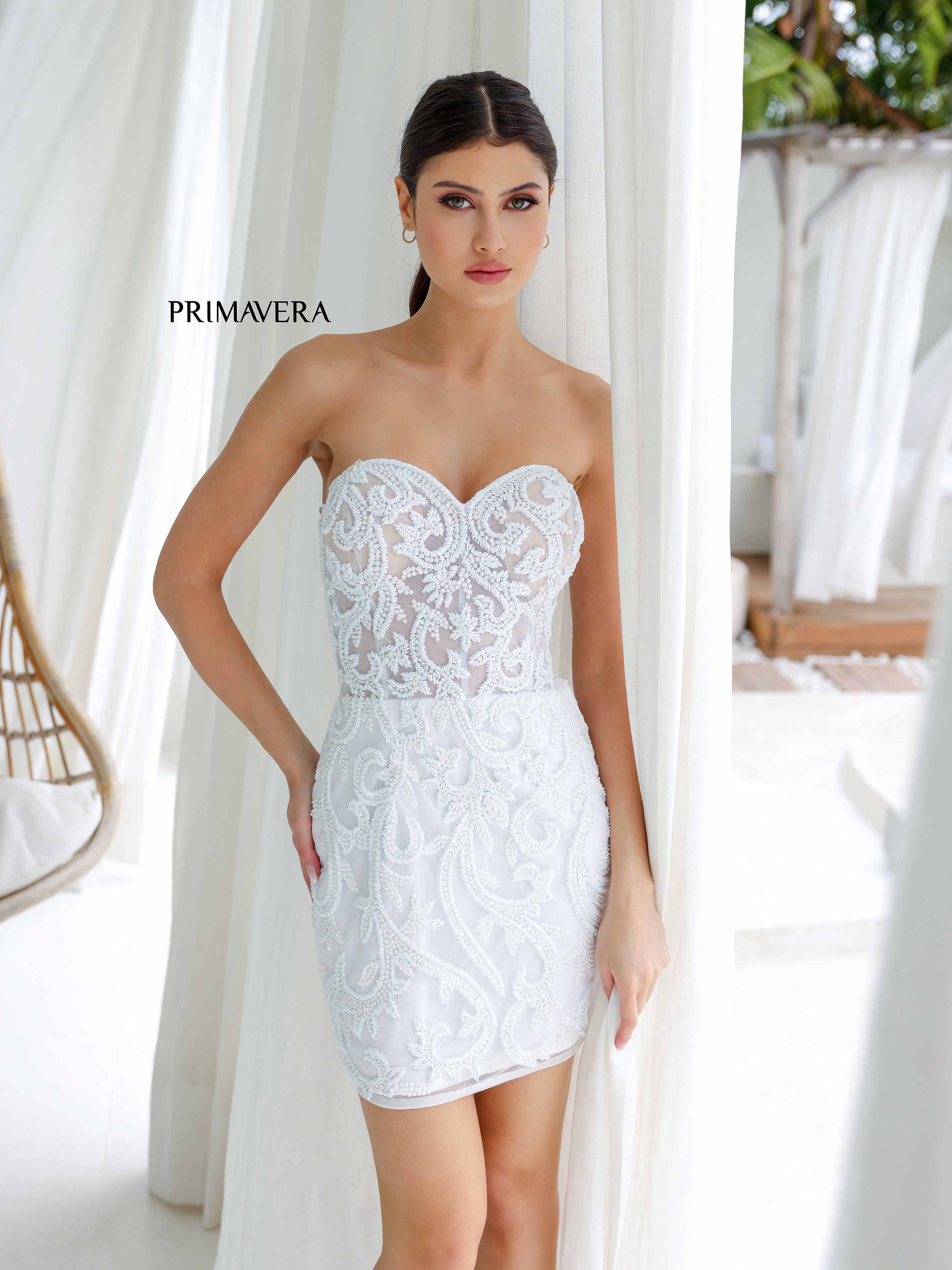 Primavera Couture 4227 Size 00 Gold Cocktail Dress Beaded - Image 16