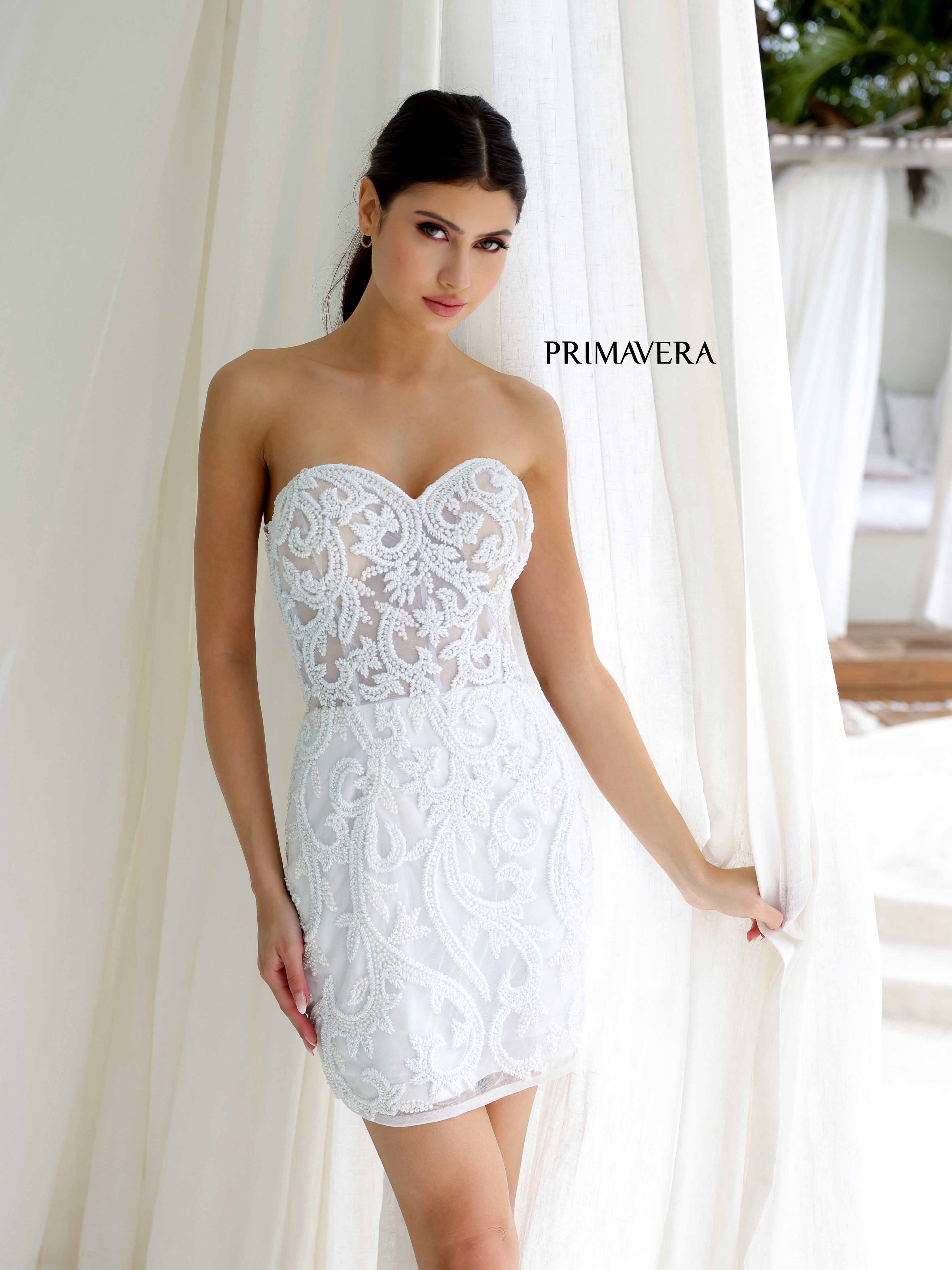 Primavera Couture 4227 Size 00 Gold Cocktail Dress Beaded - Image 17