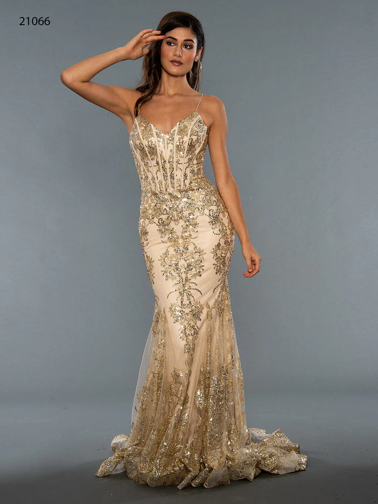 Stella Couture 21066 Size 10 Emerald Long Sheer Mermaid Shimmer Prom Dress Pageant Gown - Image 11