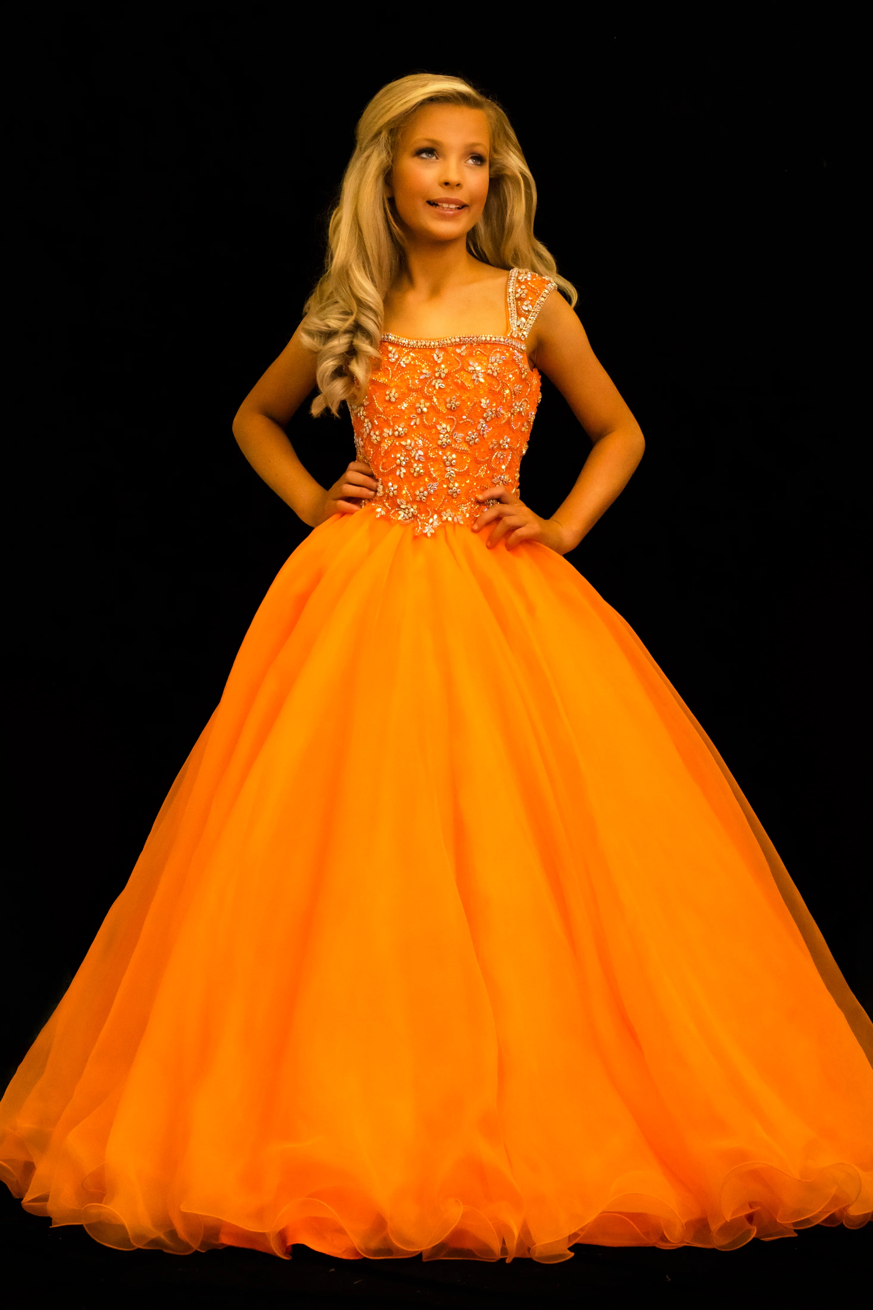 Sugar Kayne C146 Girls Pageant Dress Ballgown Crystal Formal Gown - Image 5