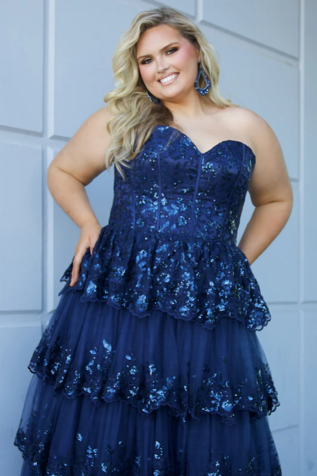 Sydney's Closet SC7398 Size 20 Burgundy Formal Dress Plus Sized - Image 9