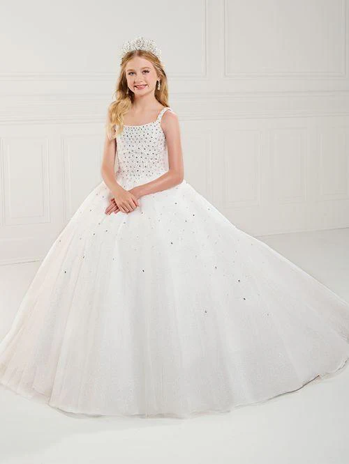 Tiffany Princess 13739 Girls Pageant Dress Tulle Pearl Beaded A Line Corset Ball Gown Preteen - Image 3