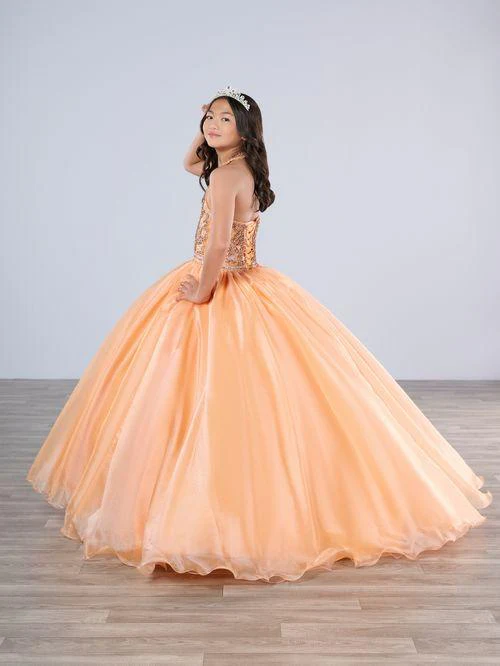 Tiffany Princess 13786 Girls Pageant Dress Crystal Bodice Ballgown A Line High Neck Formal - Image 11